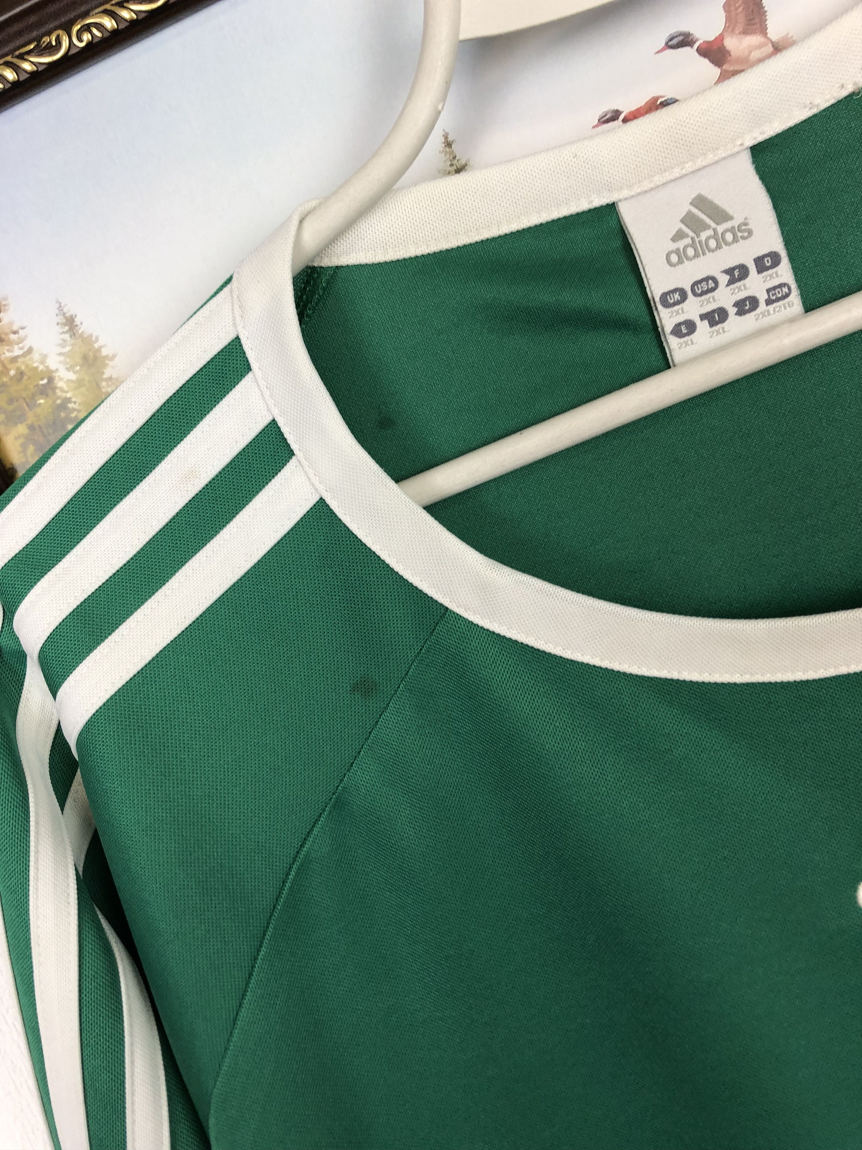 Adidas Vintage Adidas Nigeria Football Shirt Soccer Jersey Tee Hype Size US XXL / EU 58 / 5 - 7 Thumbnail
