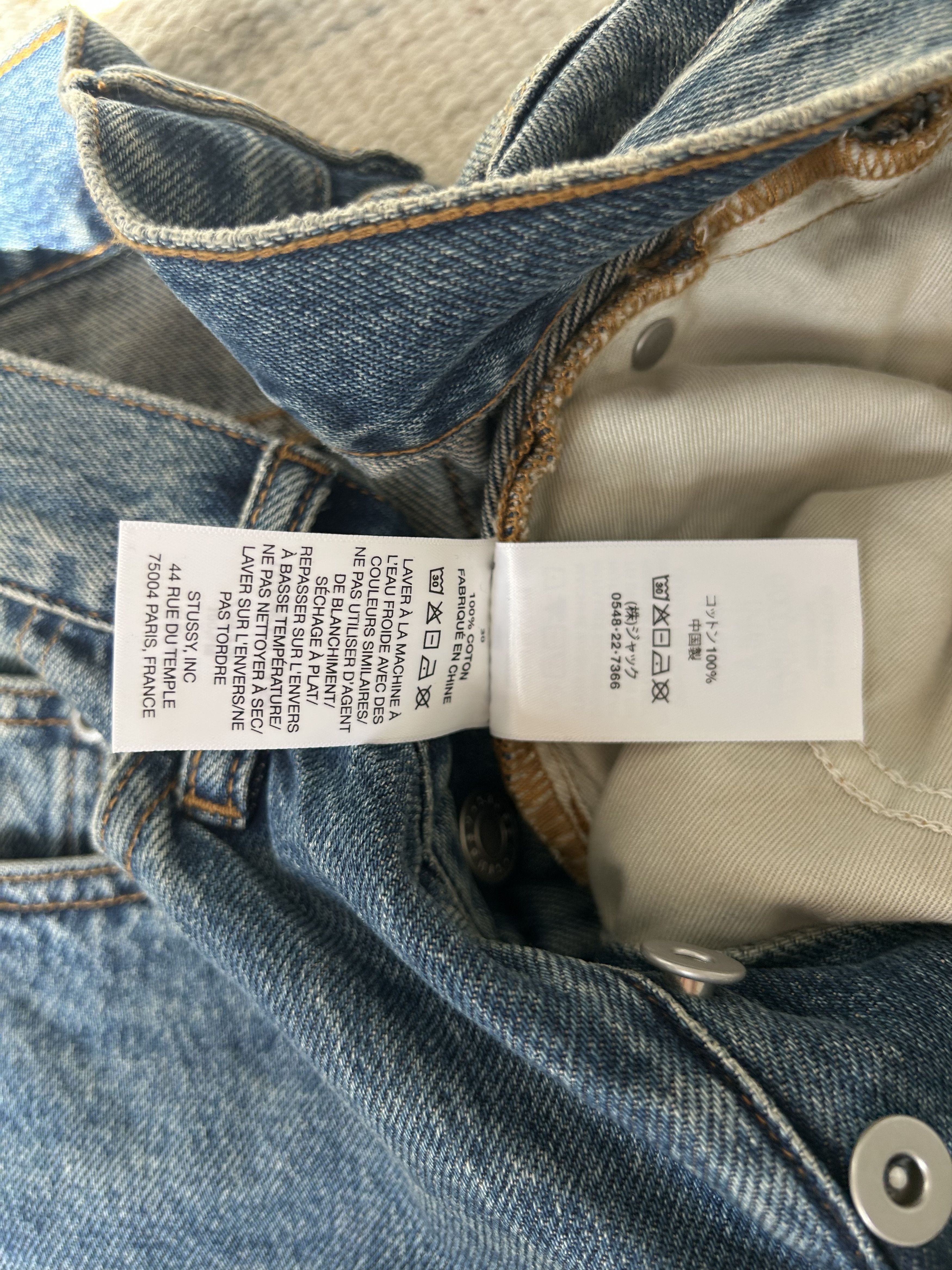 Stussy Stussy new classic jean denim - vintage mid wash Size US 30 / EU 46 - 10 Thumbnail