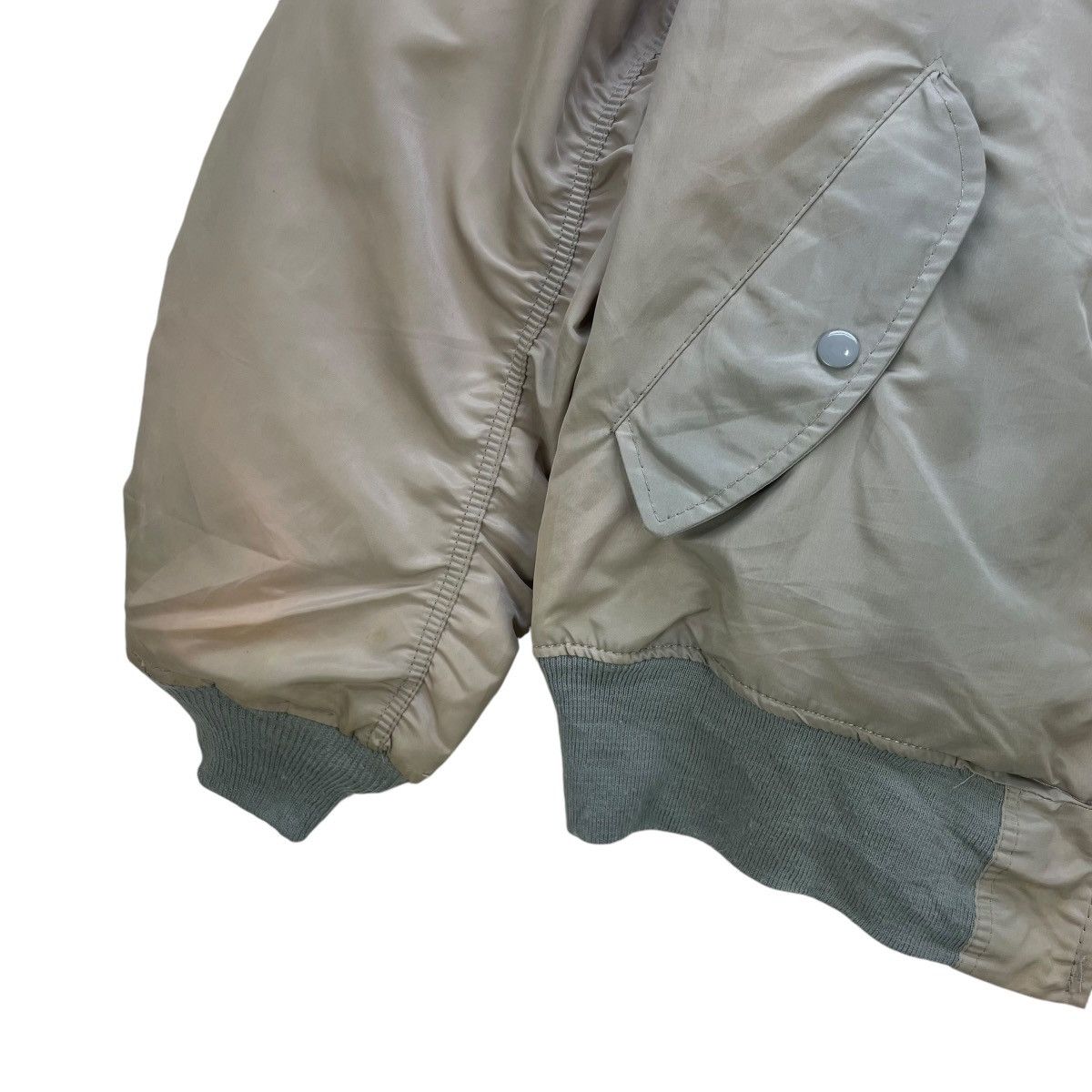 Alpha Industries 💥Vintage Faded Alpha Industries Bomber Flight Jacket Size US M / EU 48-50 / 2 - 6 Thumbnail