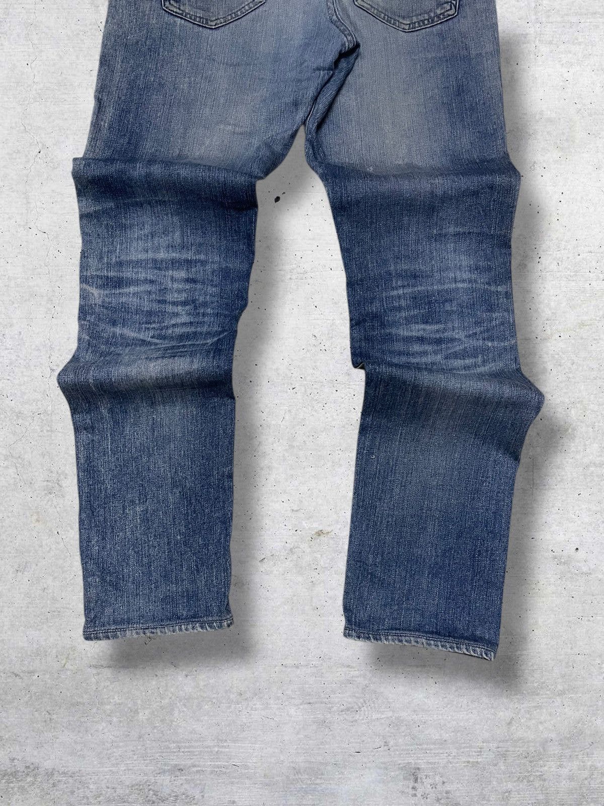 Japanese Brand VINTAGE ADRIANO GOLDSCMED RIPPED DIRTY GRUNGE SKINNY DENIM Size US 31 - 11 Thumbnail