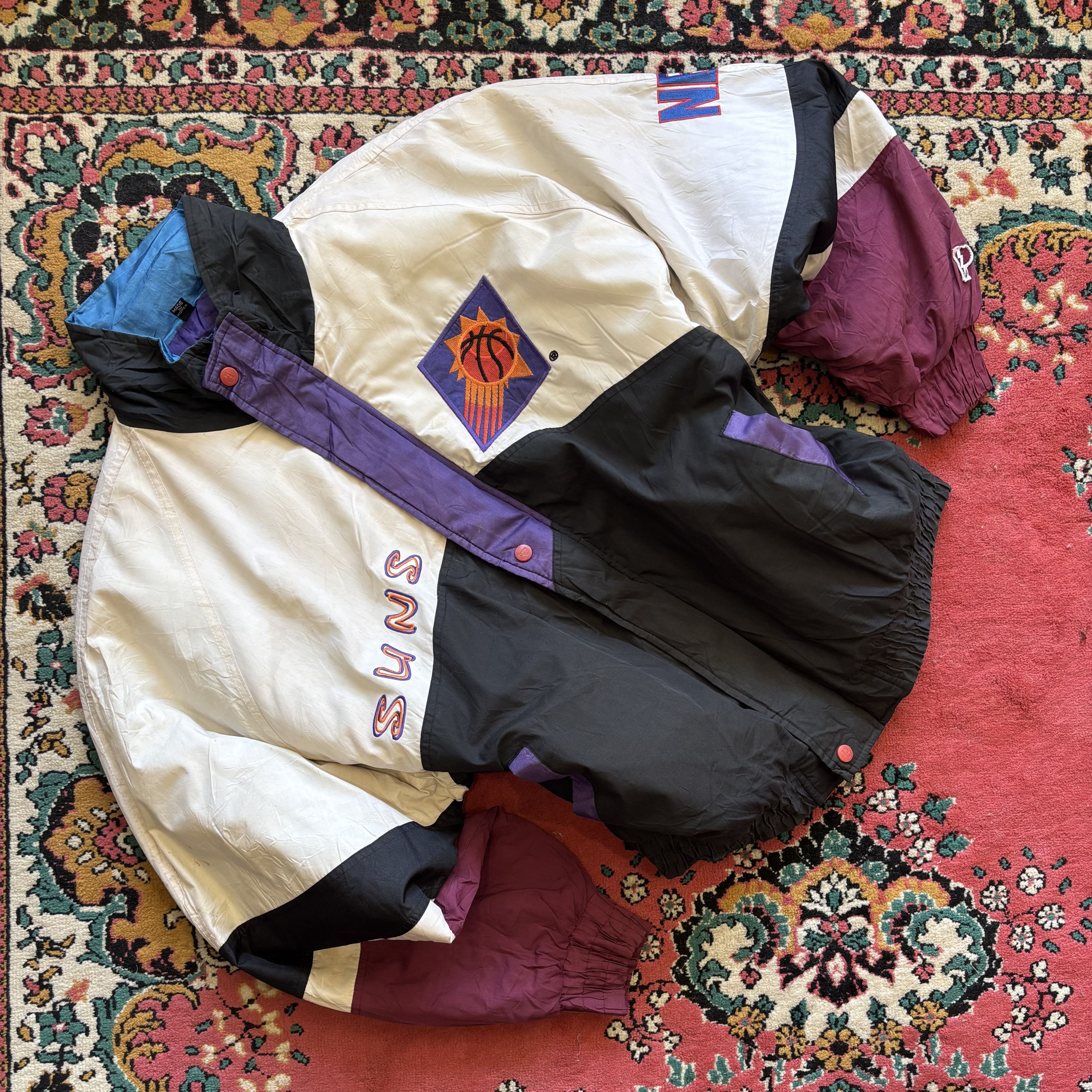 Pro Player Vintage Phoenix Suns NBA 90s Windbreaker Jacket Size US XL / EU 56 / 4 - 1 Thumbnail