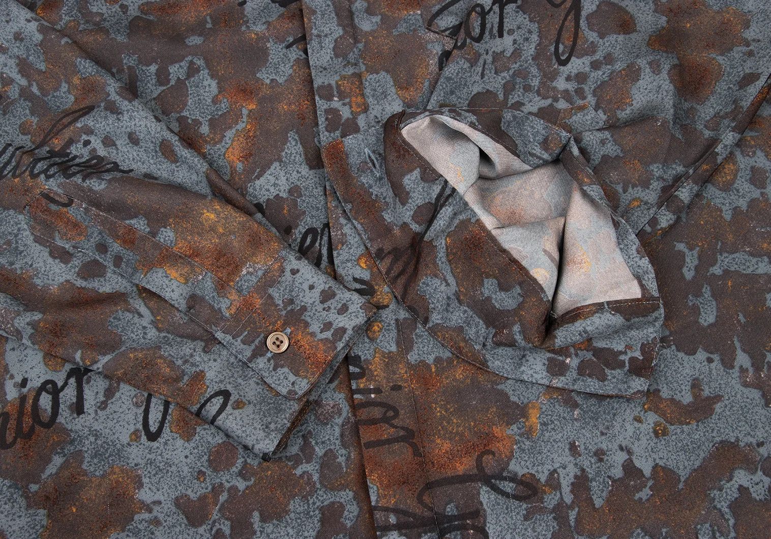 Jean Paul Gaultier Junior Printed Logo Shirt in Blue and Brown Size US M / EU 48-50 / 2 - 7 Thumbnail