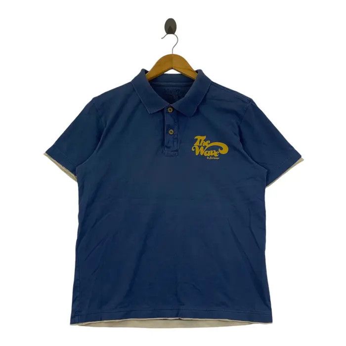 Uniqlo UNIQLO x THE WAVE FOREVER Sun Faded Polo Tee Shirt Size US M / EU 48-50 / 2 - 1 Thumbnail