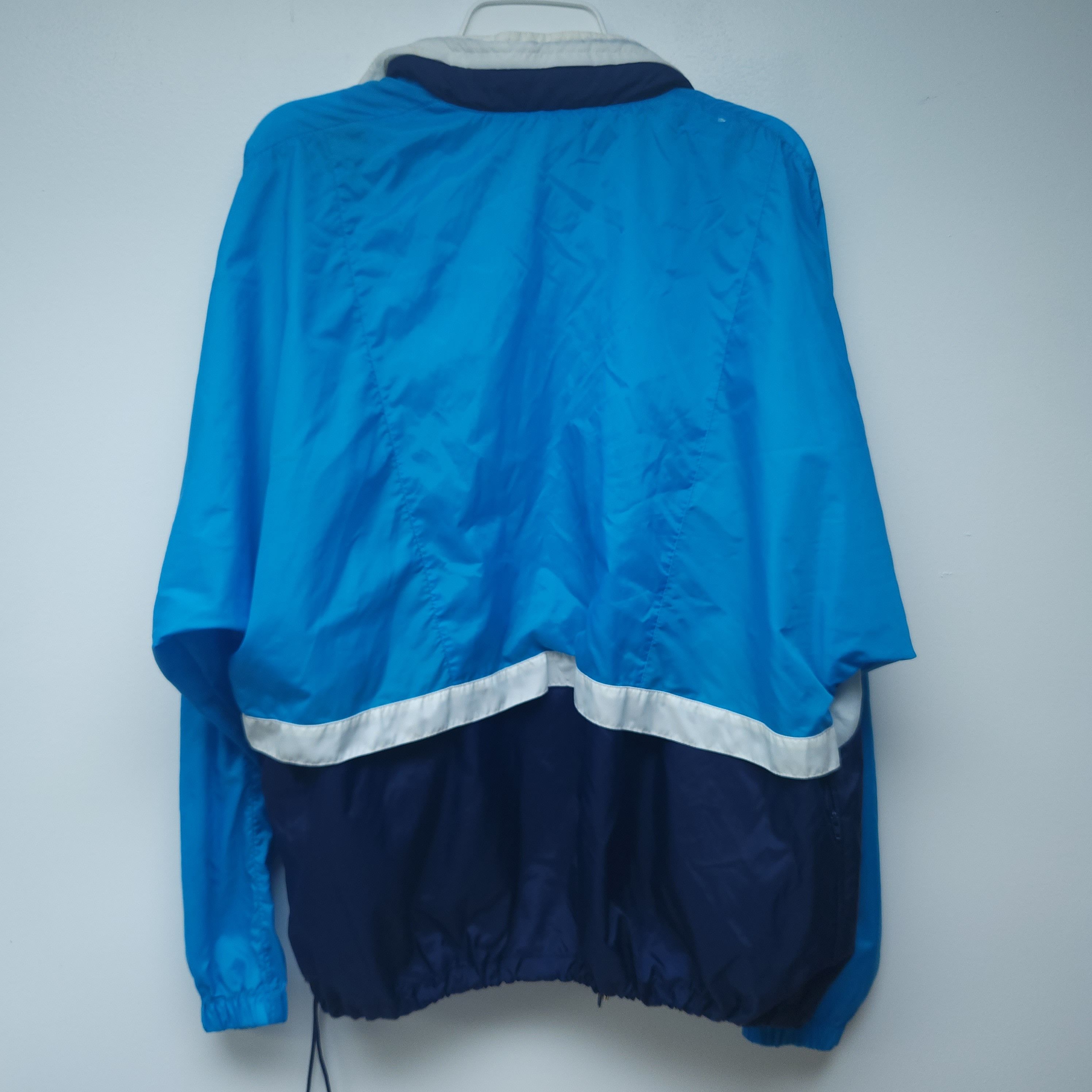 Nike × Vintage Vintage Nike Late 80s-Early 90s Windbreaker Gray Tag Size US XL / EU 56 / 4 - 2 Thumbnail