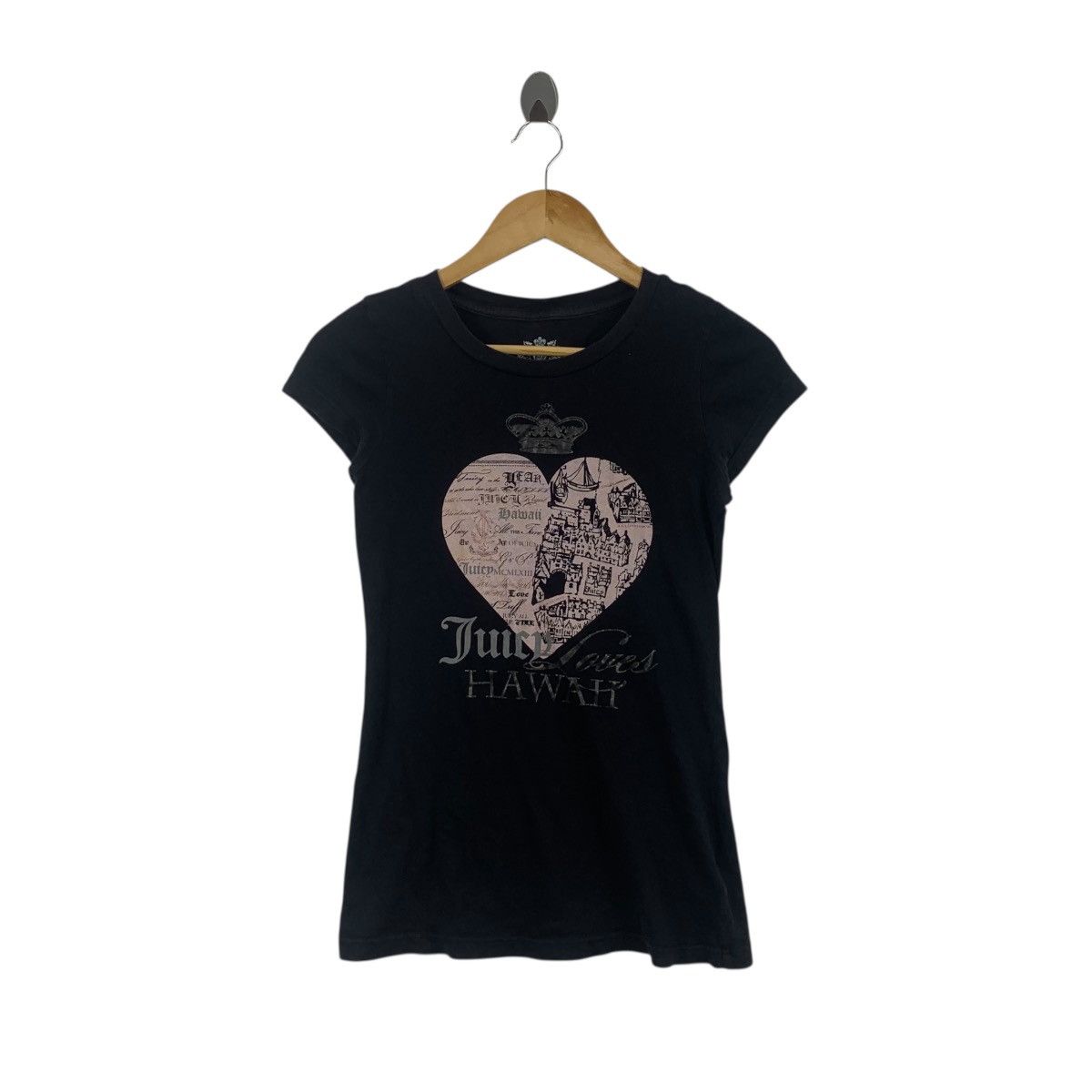 Juicy Couture JUICY COUTURE HAWAII Collection Glamorous USA Tee Shirt Size S / US 4 / IT 40 - 1 Thumbnail