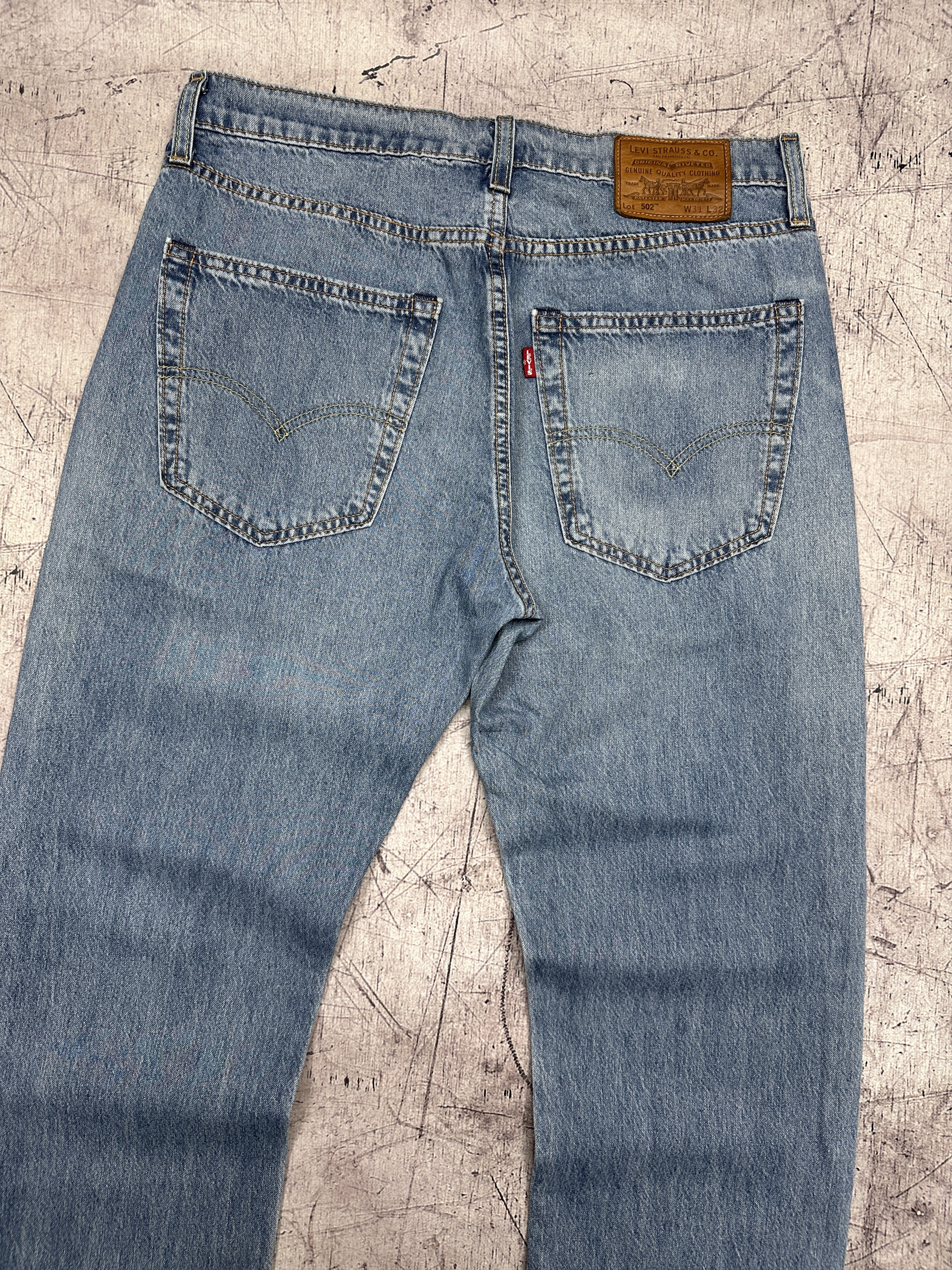 Levi's Levi's 502 Mens Premium Denim Pants Big E Jeans Size 31 x 32 Size US 31 - 2 Thumbnail