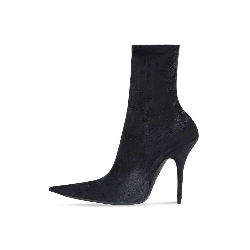Balenciaga o1bcso1str0625 Knife 110mm Booties in Black Size US 8 / IT 38 - 6 Thumbnail