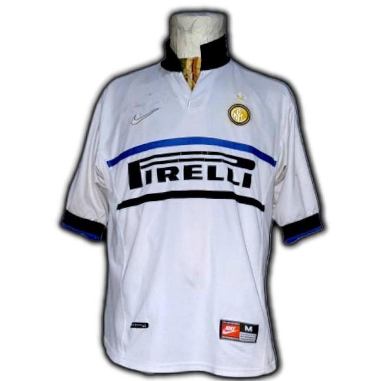 Nike Inter Milan Italy 1998 1999 Away Shirt Jersey Size US M / EU 48-50 / 2 - 1 Thumbnail