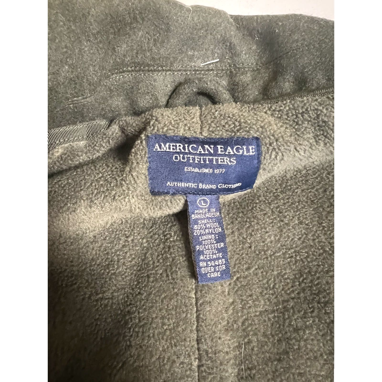 American Eagle Outfitters **Women's Green Wool Blend Pea Coat American Eagle Outfitters Large** User: Women's Green Wool Blend Pea Coat American Eagle Outfitters Large Size L / US 10 / IT 46 - 4 Thumbnail