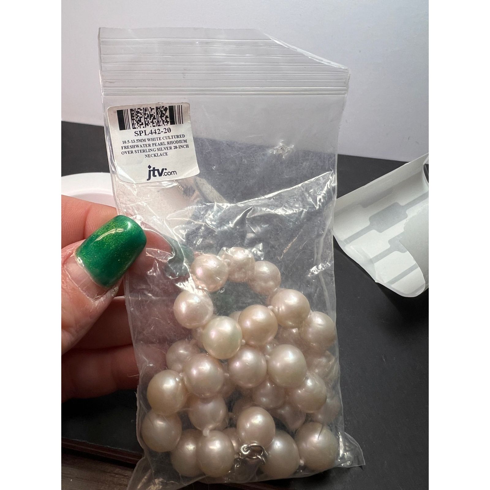 Other Cultured Pearl Rhodium Over Sterling Silver Necklace 20inch Size ONE SIZE - 11 Thumbnail