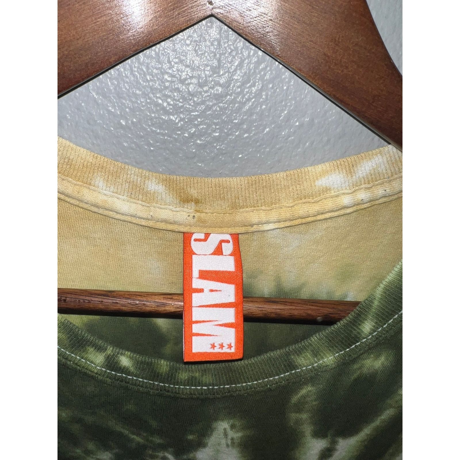 Vintage Vintage Slam Magazine Shirt Basketball Hoop Green Tee Large Size US L / EU 52-54 / 3 - 5 Thumbnail
