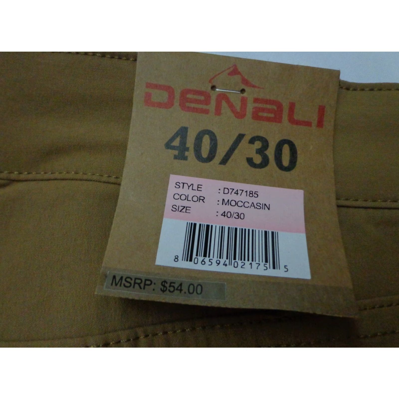 Vintage DENALI Technical Stretch Pants Men 40 Brown 30in Inseam NWT MSRP 54 Performance Straight Leg Nylon Spandex Pants Size US 40 / EU 56 - 3 Thumbnail