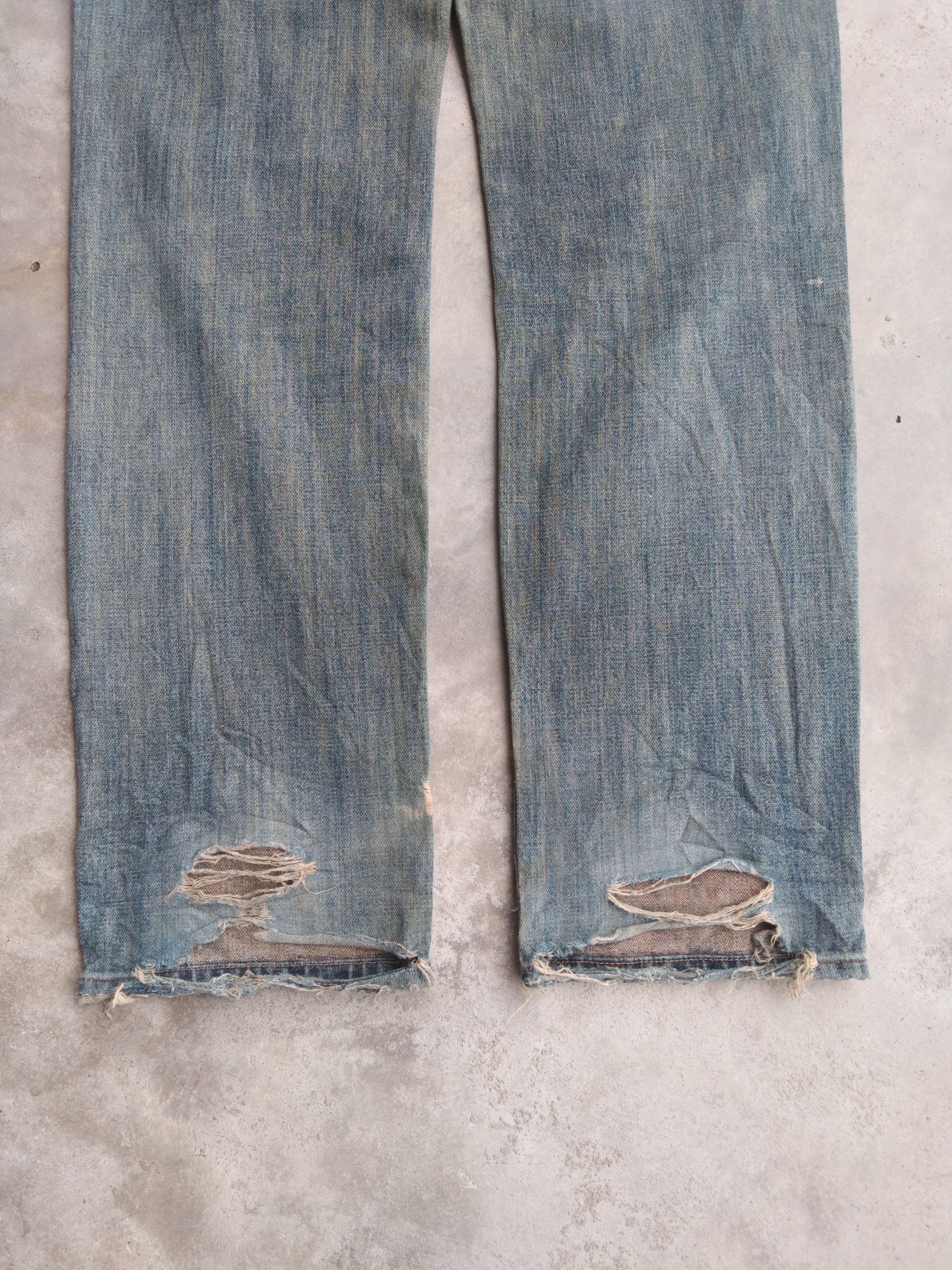 Wrangler Vintage Rusty Wash Wrangler Distressed Jeans 30x32 Size US 30 / EU 46 - 4 Thumbnail