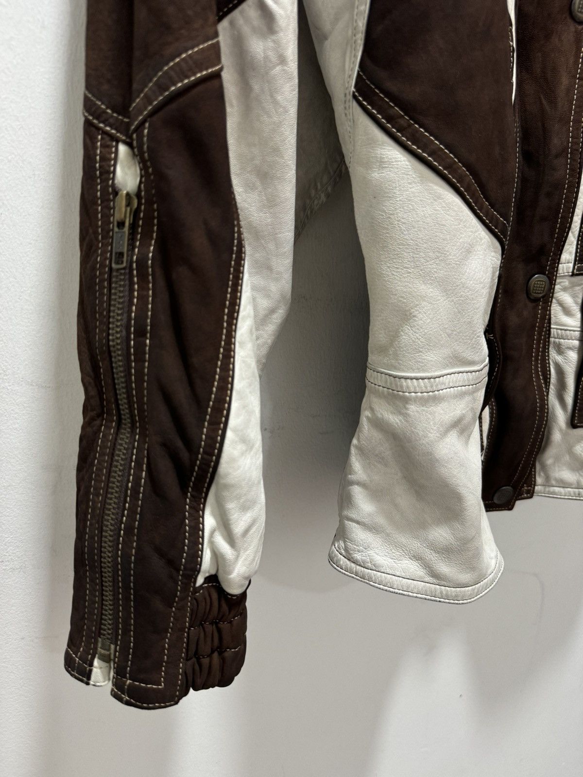 Japanese Brand × Vintage JAPANESE RARE DESIGN LEATHER JACKET Size US S / EU 44-46 / 1 - 9 Thumbnail
