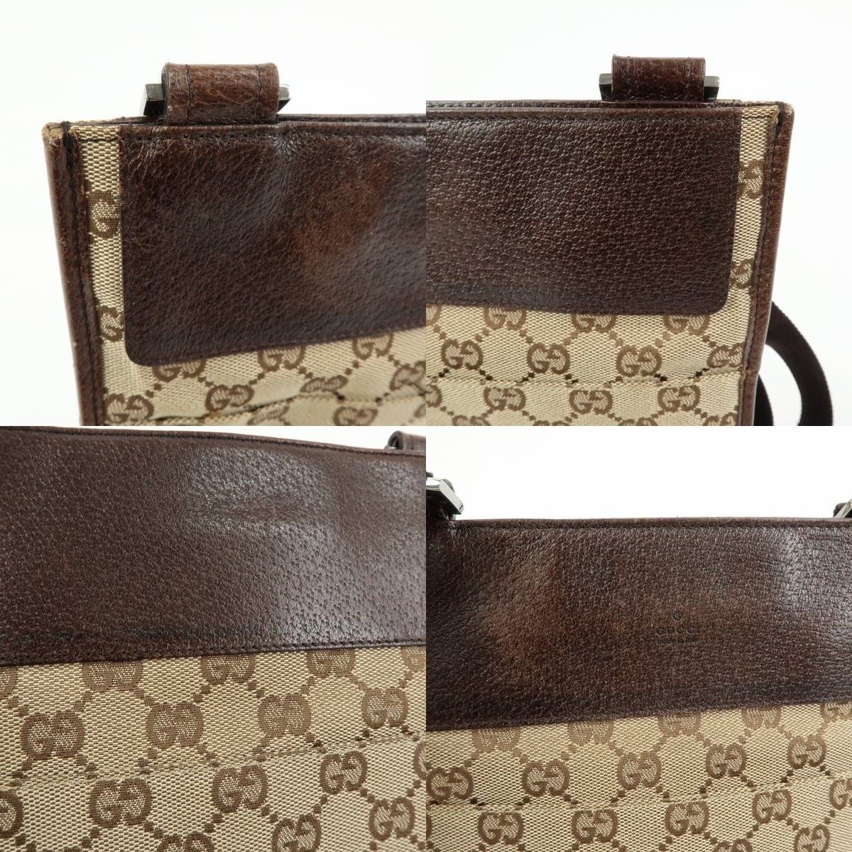 Gucci Gucci GG Canvas Crossbody Bag Brown Size ONE SIZE - 6 Thumbnail