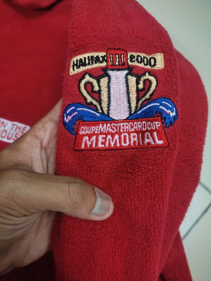 Vintage MOLSON CANADIAN VINTAGE MASTERCARD CUP MEMORIAL HALF ZIPPER Size US XL / EU 56 / 4 - 4 Thumbnail