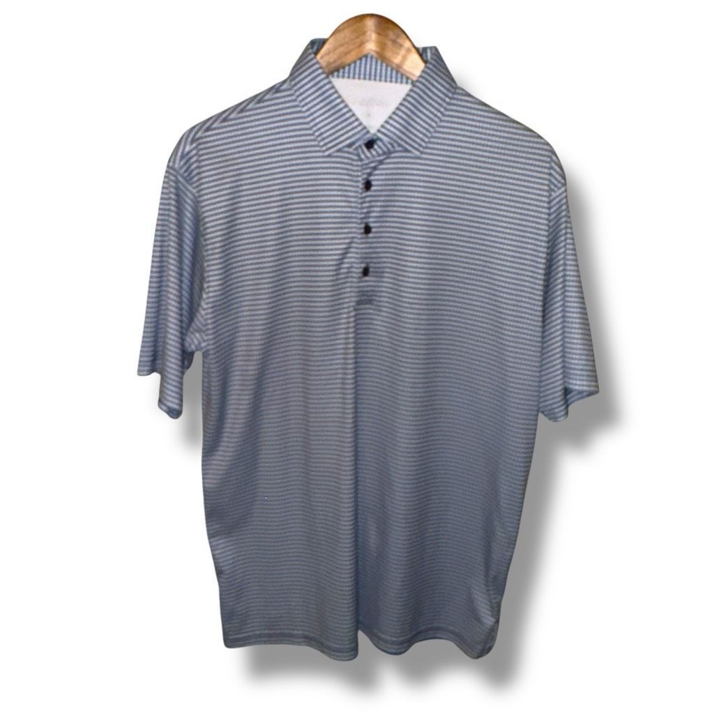 Other Hinton & Hinton Navy Houndstooth Performance Luxury Polo M Size US L / EU 52-54 / 3 - 1 Thumbnail