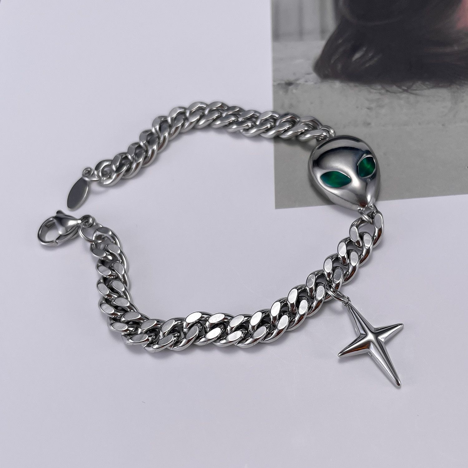 Jewelry Future Bracelet Y2K Punk Chain Gotch Bracelets Chains Size ONE SIZE - 2 Thumbnail