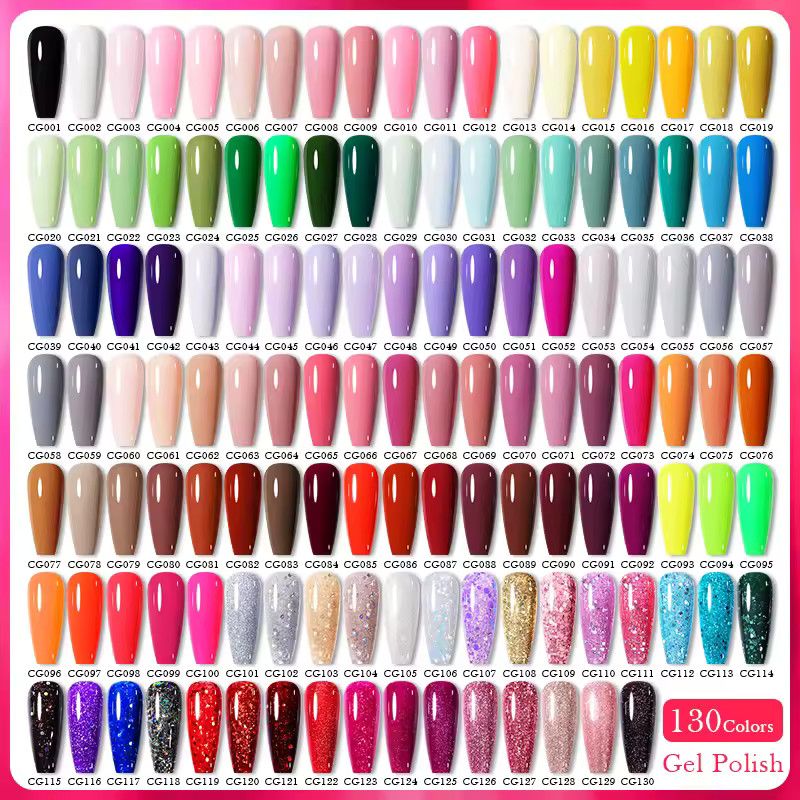 Other Gel Nail Polish 130 Colors Semi Permanent Nail Gel Varnish Size ONE SIZE - 3 Thumbnail