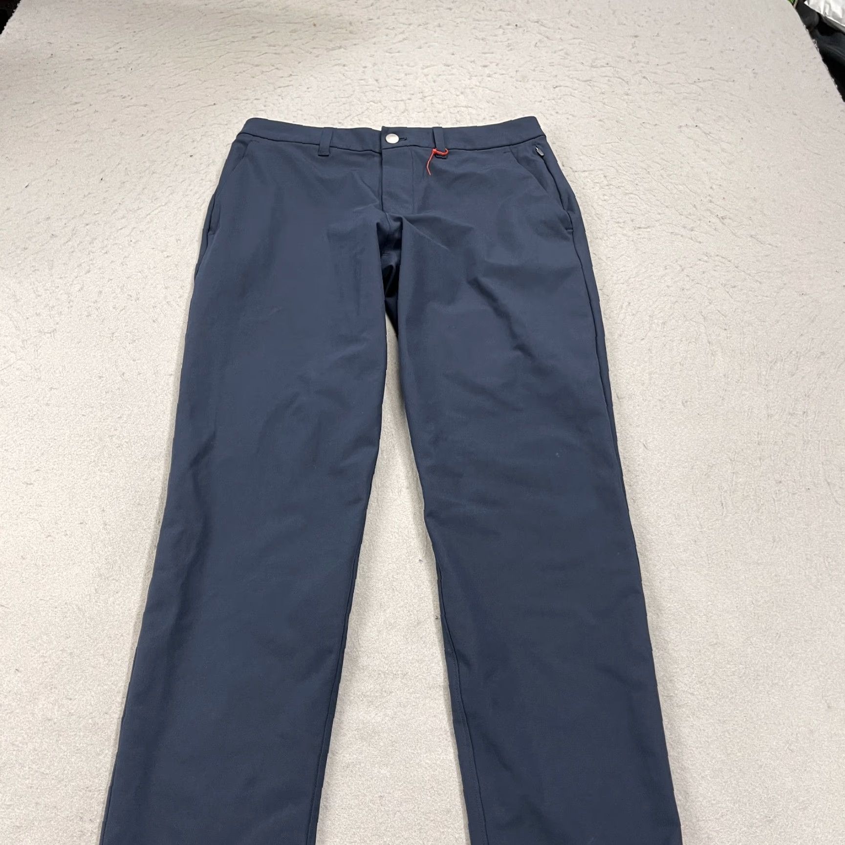 Lululemon Lululemon ABC Pants Mens 30x29 Blue Warpstreme Slim Casual Chino Button Preppy Pants - Regular Size 32 Size US 30 / EU 46 - 3 Thumbnail