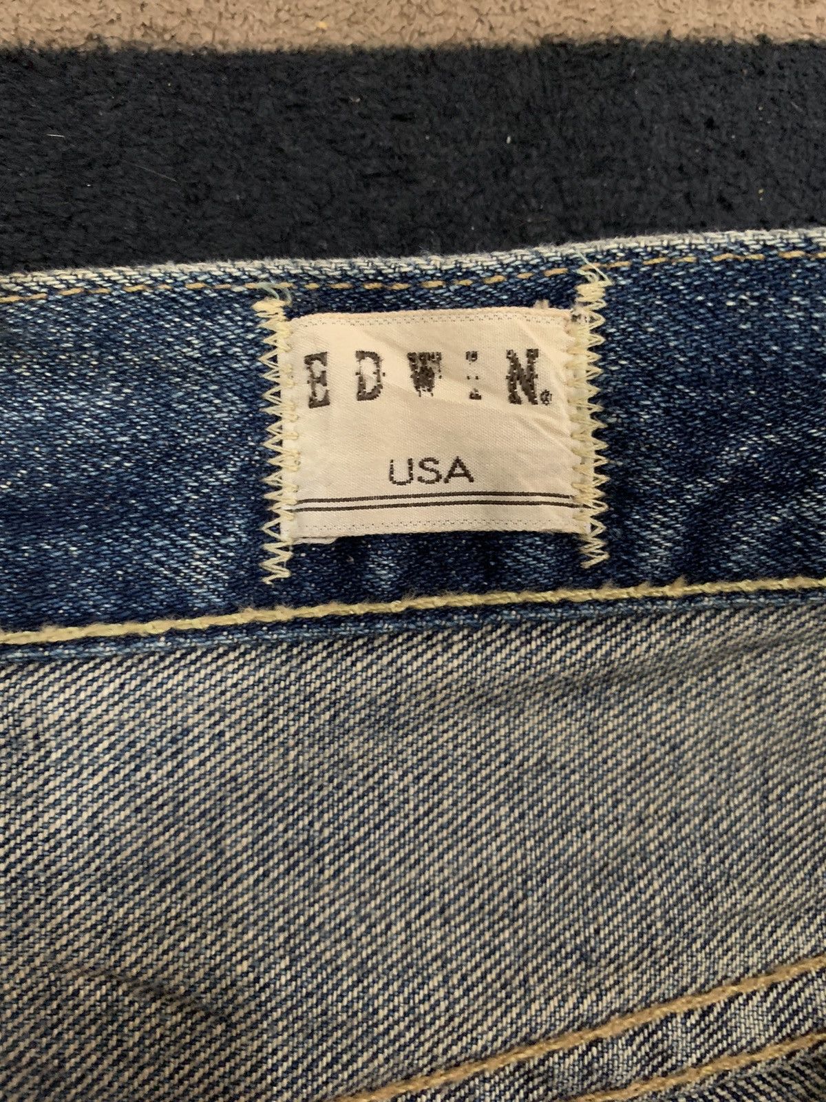 Edwin Rare Vintage 90s Edwin USA Loose Fit Kaihara Denim Jeans Size US 36 / EU 52 - 22 Thumbnail
