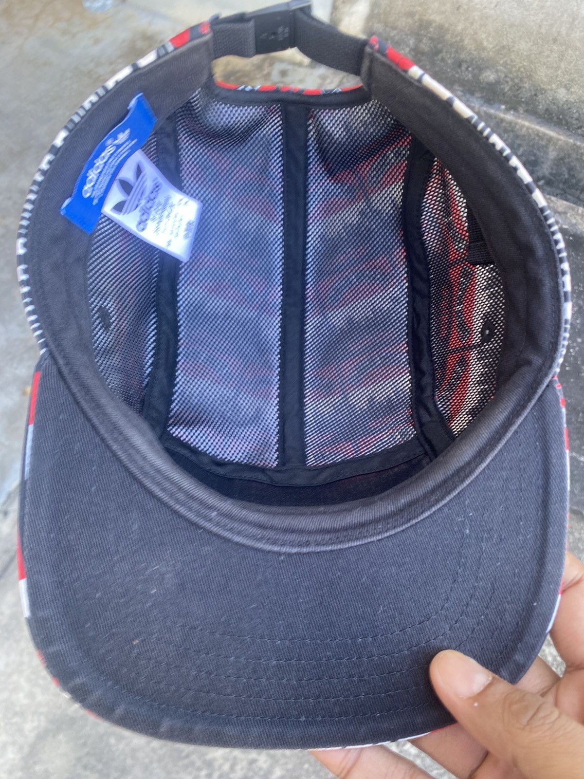 Adidas 🔥 Rare 🔥 Adidas Fullprint Run Dmc Hat Size ONE SIZE - 6 Thumbnail