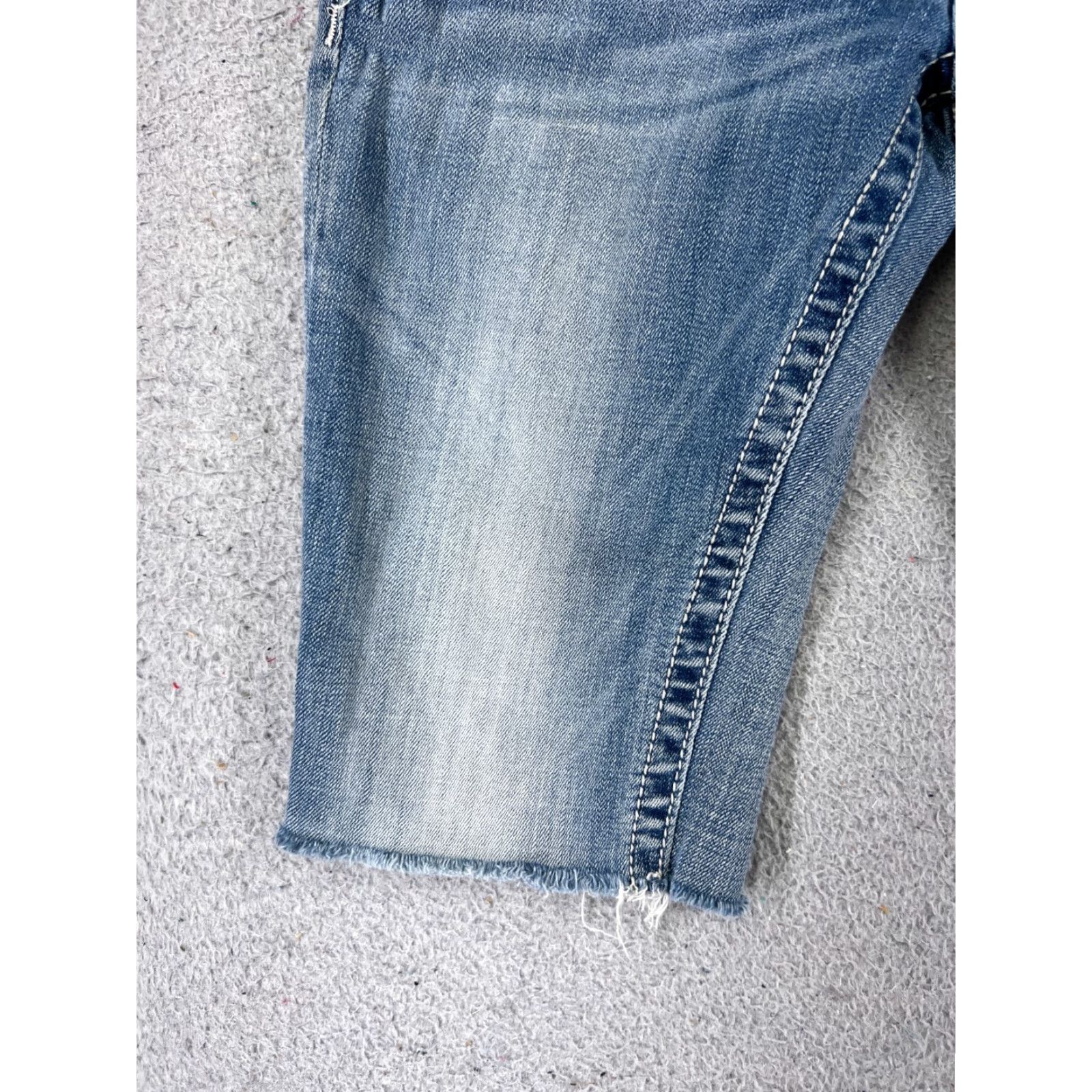Miss Me Miss Me Shorts Womens Denim Blue 27x8 Boyfriend Embroidered Bling 5-Pocket Casual" Size 27" / US 4 / IT 40 - 3 Thumbnail