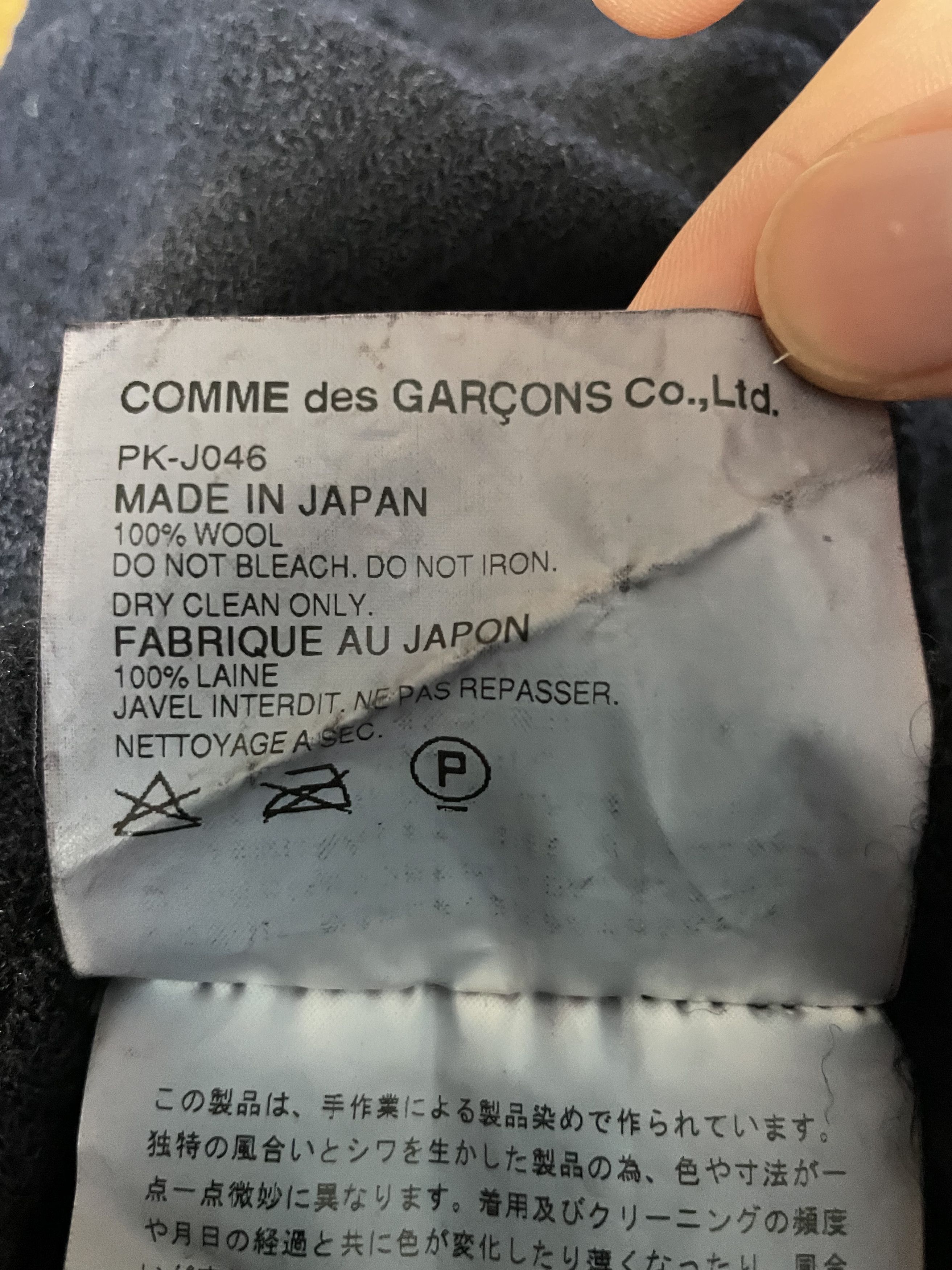 Comme des Garcons Homme Plus × Vintage Vintage RARE Comme Des Garcons Homme Plus Blazer Size 40S - 4 Thumbnail