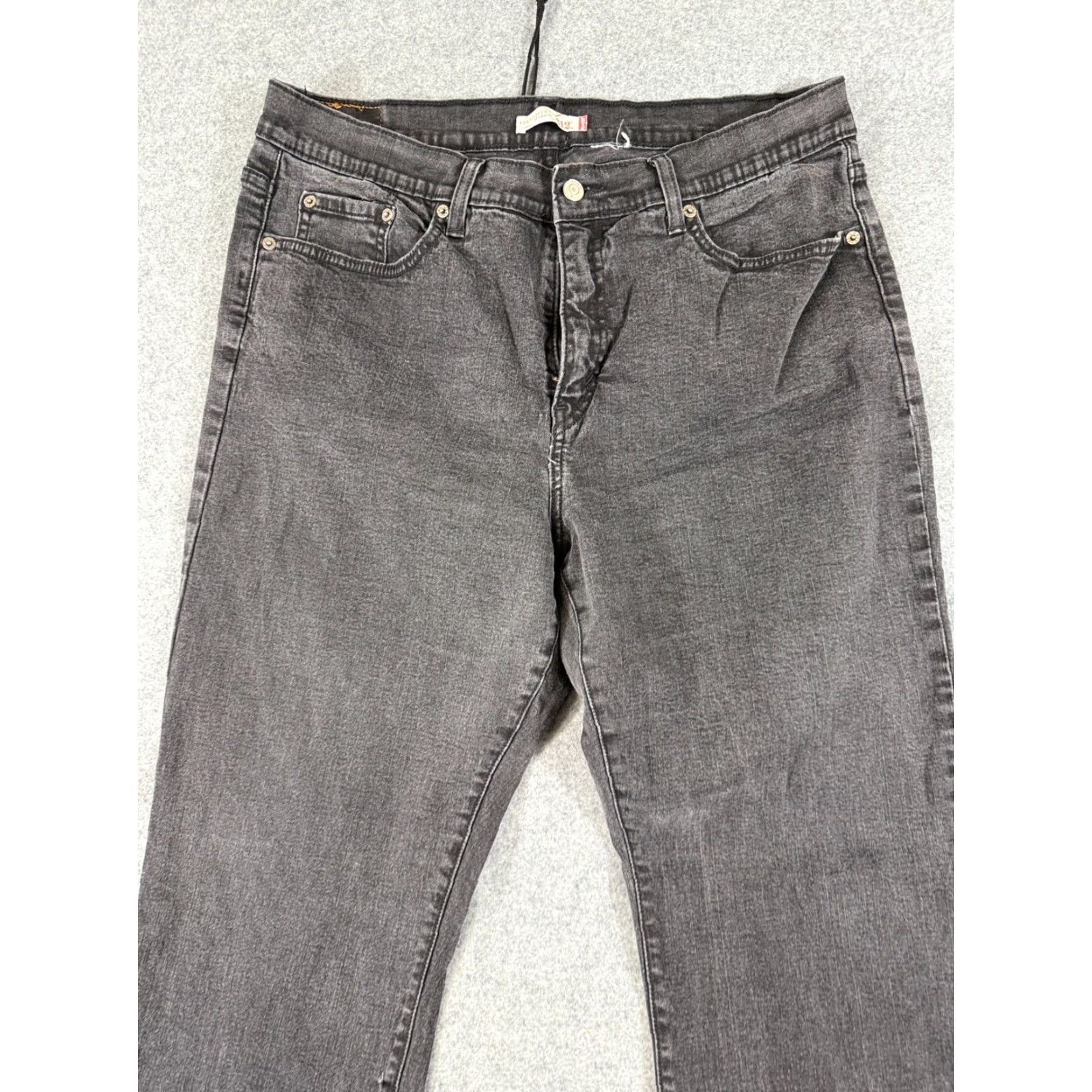 Levi's Levi’s 512 Jeans Womens 34X32 Black Denim Bootcut Slimming 5-Pocket Regular Rise Mid Inseam 32 Color Black Size 34 Mens Womens Boys Girls Size 24" / US 00 / IT 34 - 2 Thumbnail