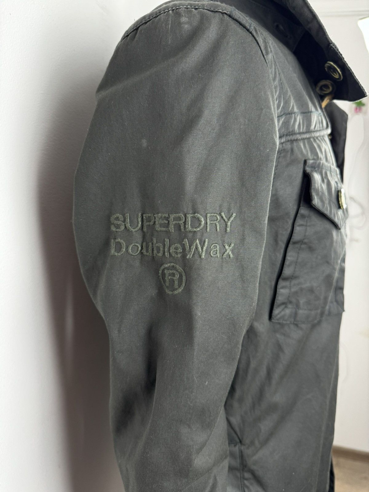 Superdry Men’s Supedry Japan Double Waxed Coat Jacket size M Size US M / EU 48-50 / 2 - 5 Thumbnail