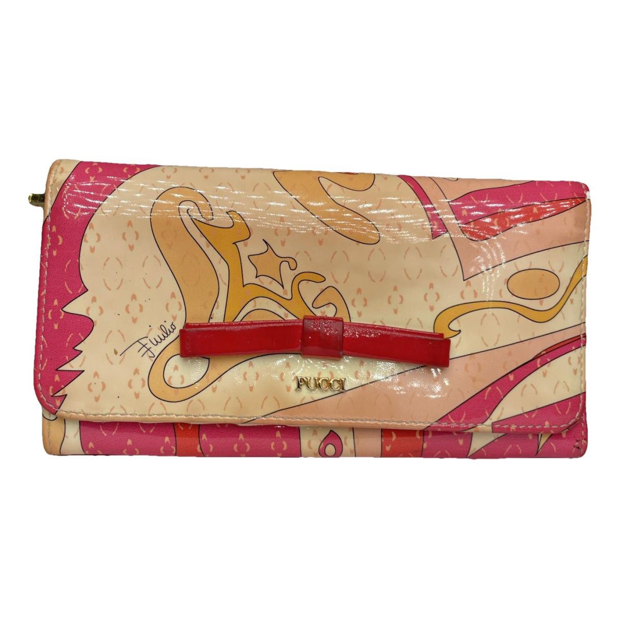 Emilio Pucci Multicolour Patent Leather Wallet Size ONE SIZE - 1 Thumbnail
