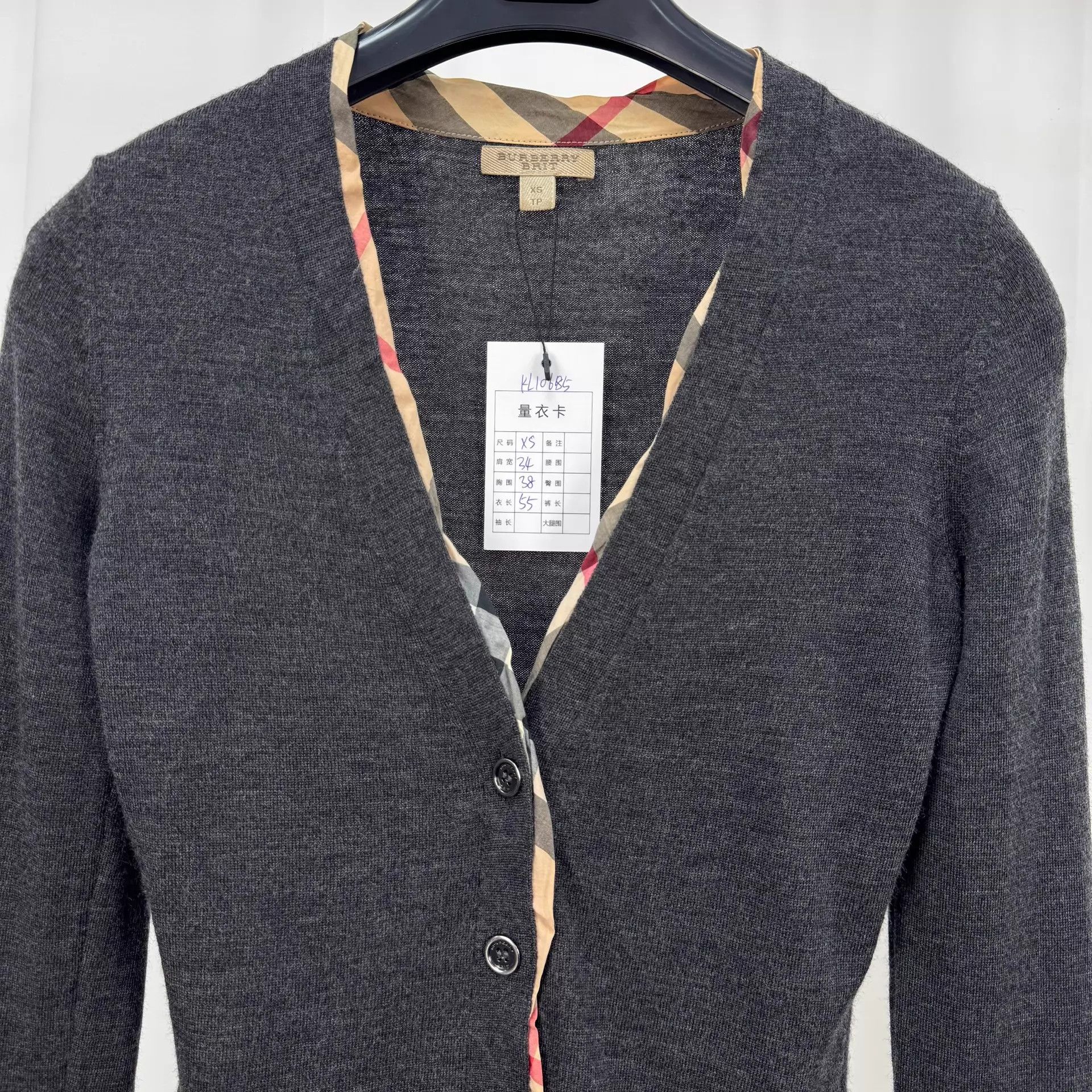 Burberry Burberry check cardigan XS mint Size XS / US 0-2 / IT 36-38 - 3 Thumbnail