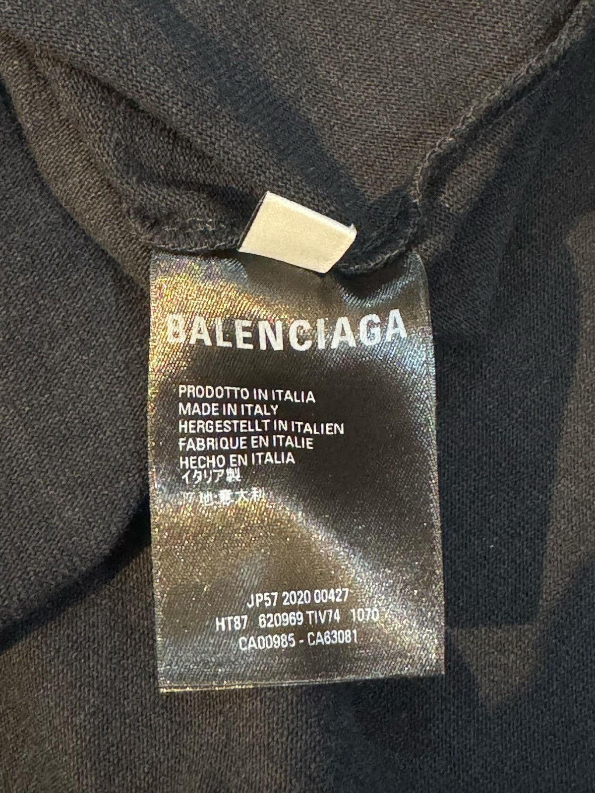 Balenciaga Balenciaga Crew tee Size US S / EU 44-46 / 1 - 7 Thumbnail