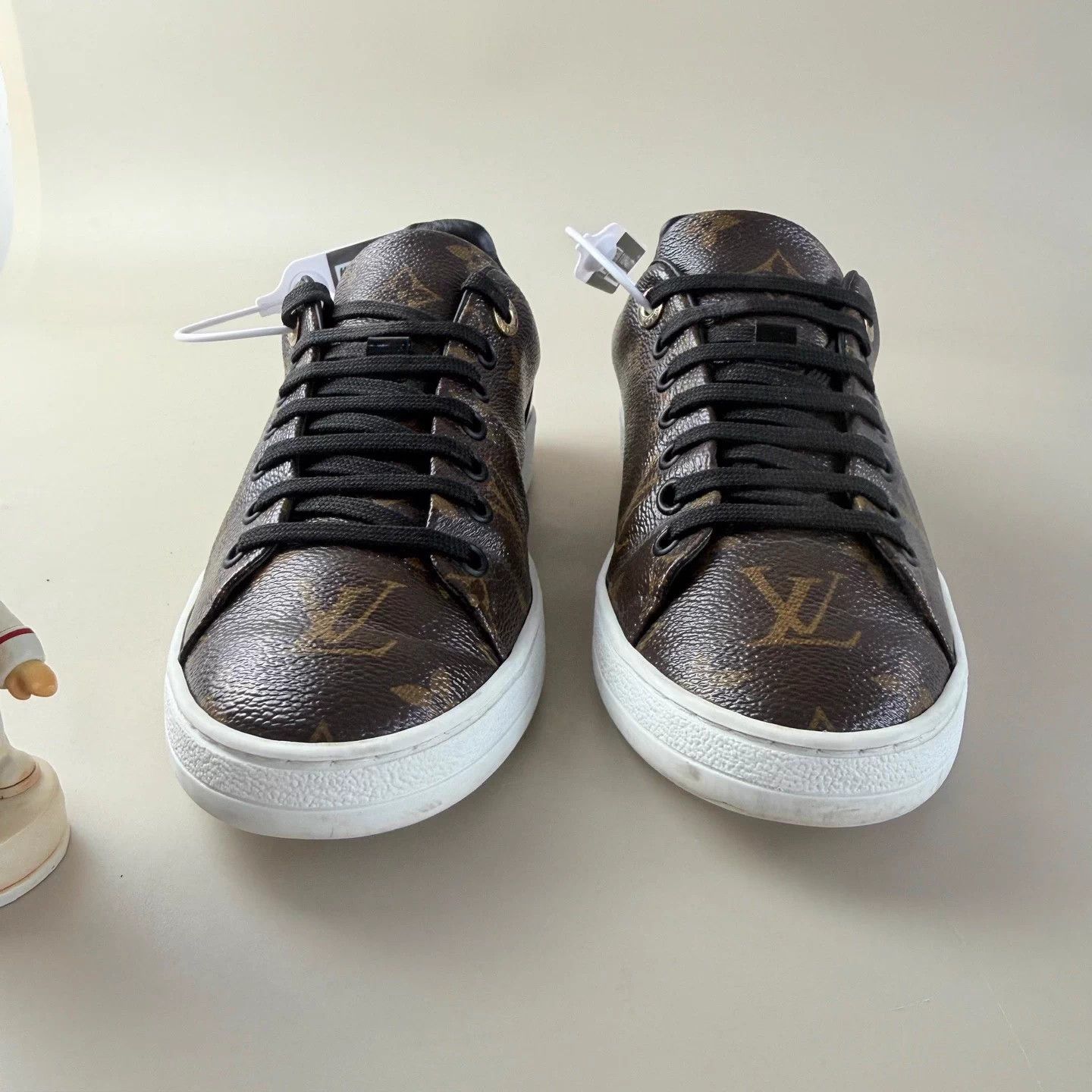 Louis Vuitton LV All Over Monogram Casual Shoes Women's 38 95 New YLP4435 Size US 7 / IT 37 - 2 Thumbnail