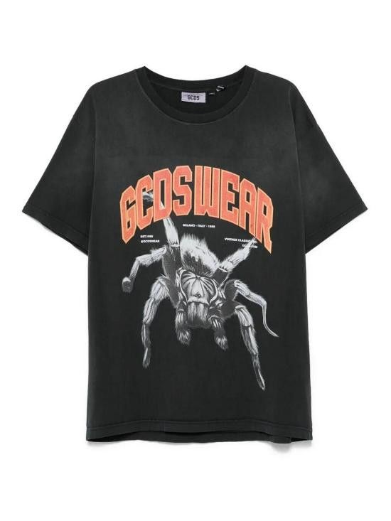 GCDS GCDS Men T-Shirts B1CM2321JH8 99 Black Size US L / EU 52-54 / 3 - 1 Thumbnail