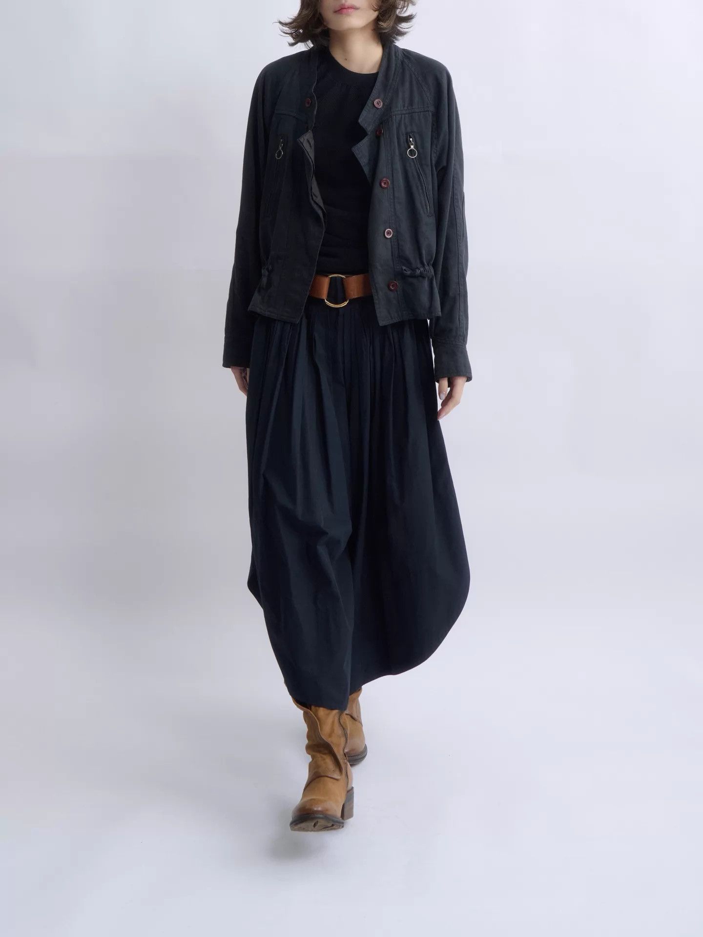 Chloe CHLOE by Phoebe Philo 2004SS Vintage Linen Utility Jacket Size XS / US 0-2 / IT 36-38 - 2 Thumbnail