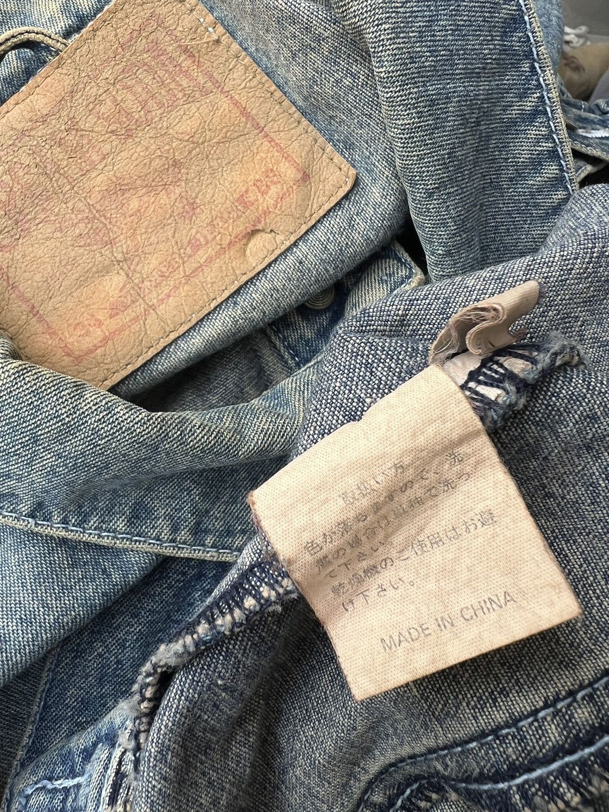 Vintage VTG Cream Soda Black Skull M.C Dallas 74’s Denim Jacket Size US XL / EU 56 / 4 - 23 Thumbnail