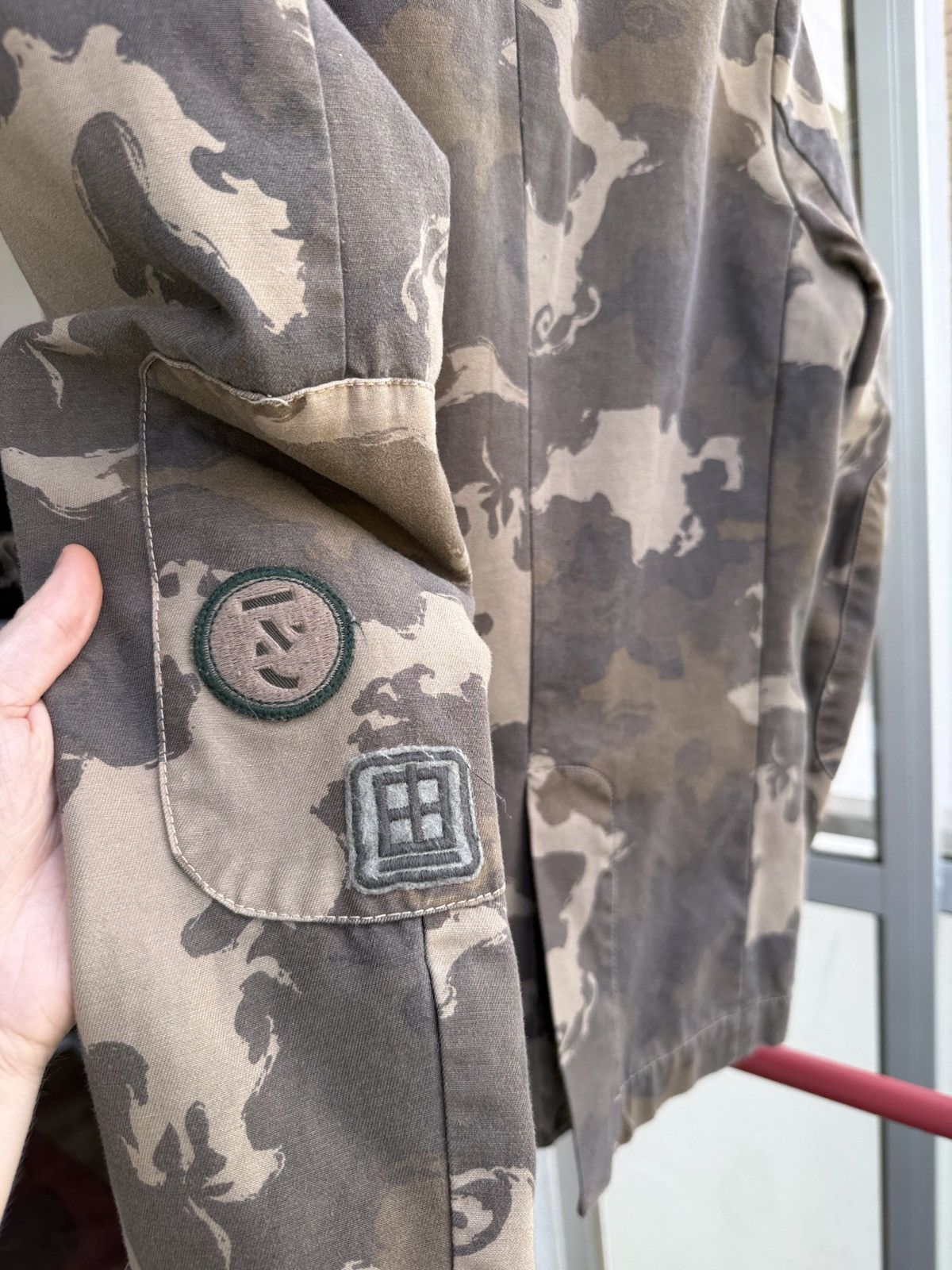 Diesel Vintage Diesel Denim Camo blazer Jacket Size US S / EU 44-46 / 1 - 11 Thumbnail