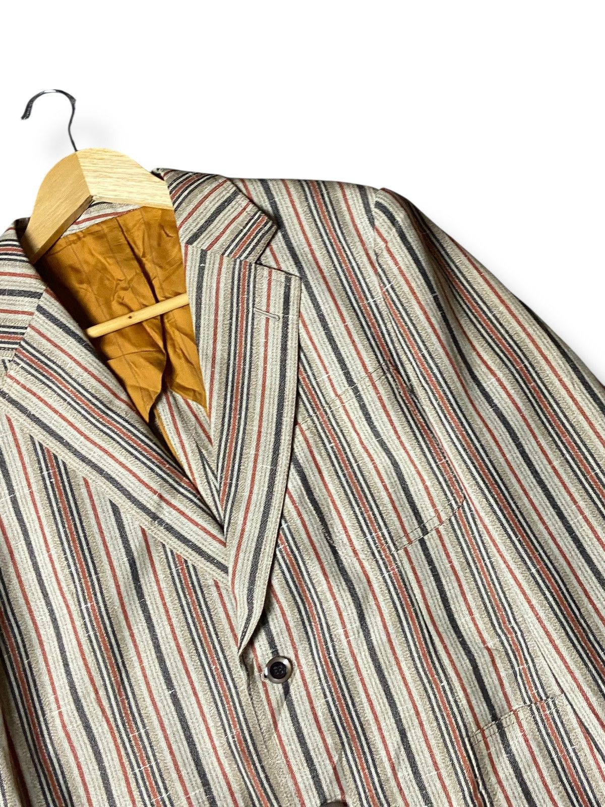 Japanese Brand GAGNIERE LONDON x TAILOR ITO Stripes Blazer (142) Size US XXS / EU 40 - 6 Thumbnail