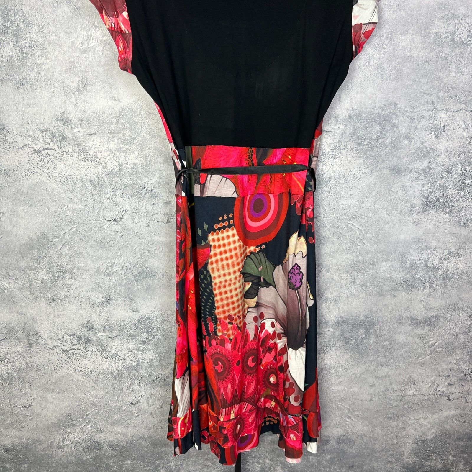 Desigual Desigual Dress Women's Size XL Multicolor Short Sleeve ` Size XL / US 12-14 / IT 48-50 - 8 Thumbnail