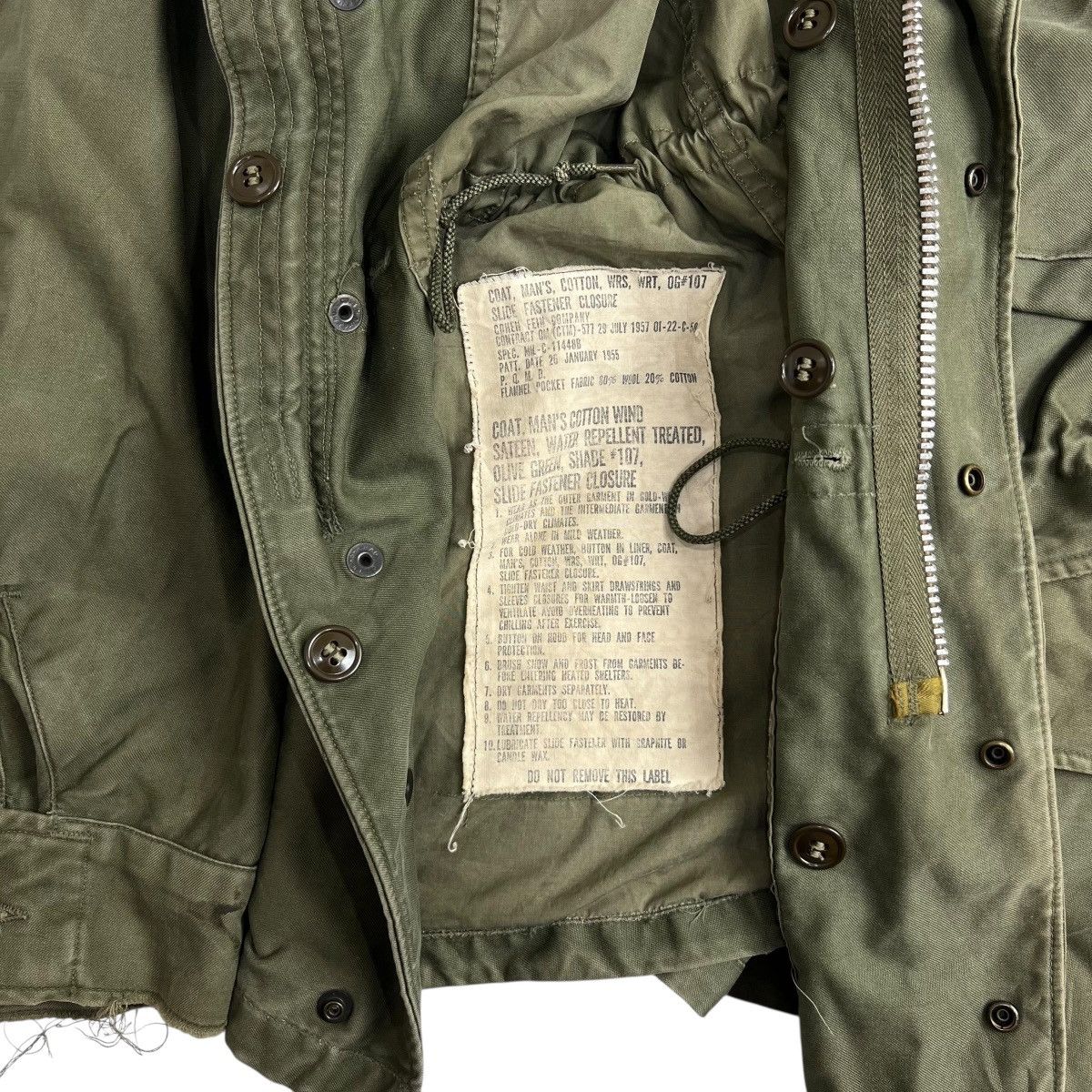 Vintage VINTAGE 60’s M-51 US MILITARY JACKET MADE IN USA 🇺🇸 Size US S / EU 44-46 / 1 - 5 Thumbnail