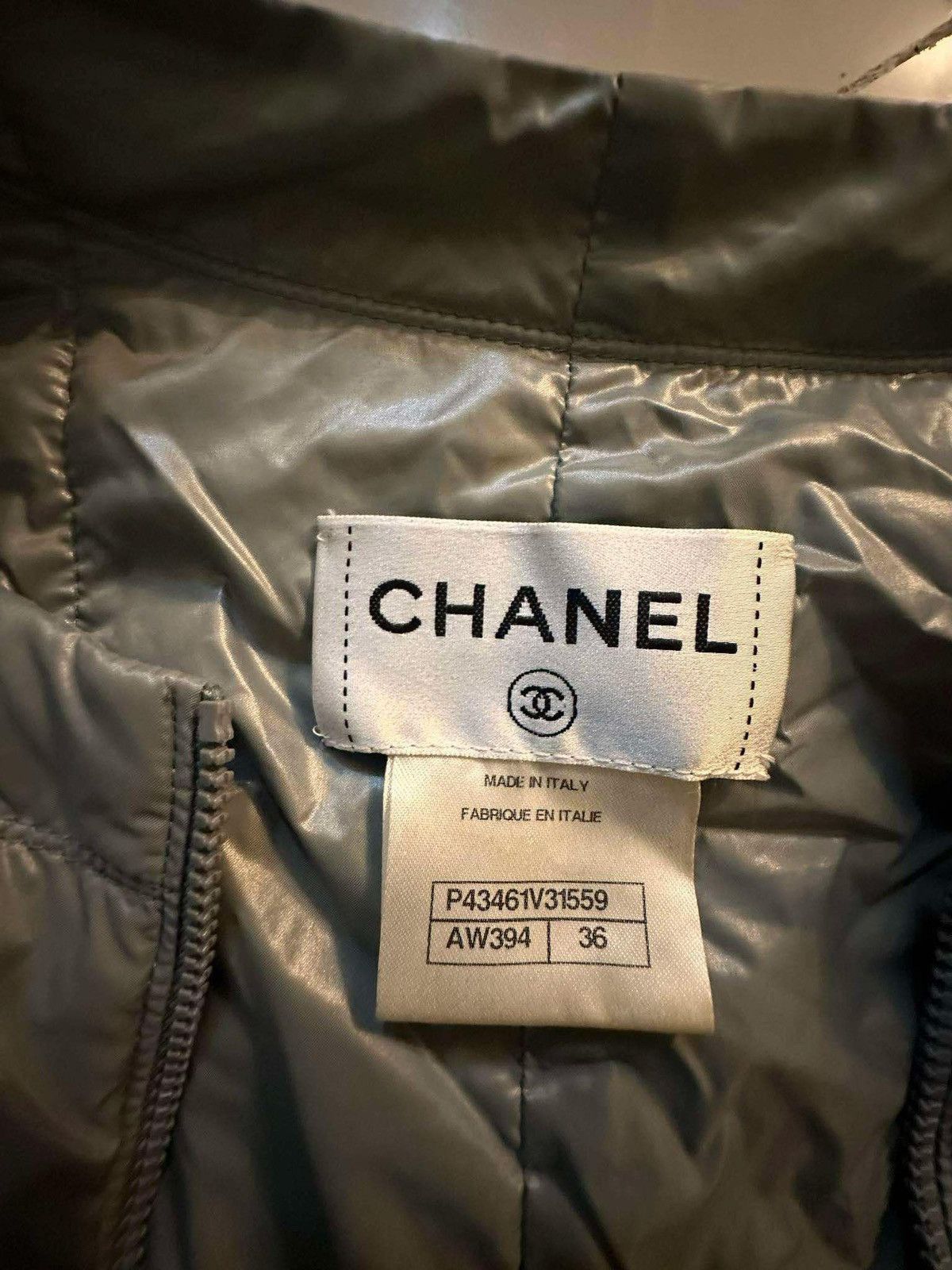 Chanel × Designer Chanel Nylon Down Jacket Size XS / US 0-2 / IT 36-38 - 1 Thumbnail