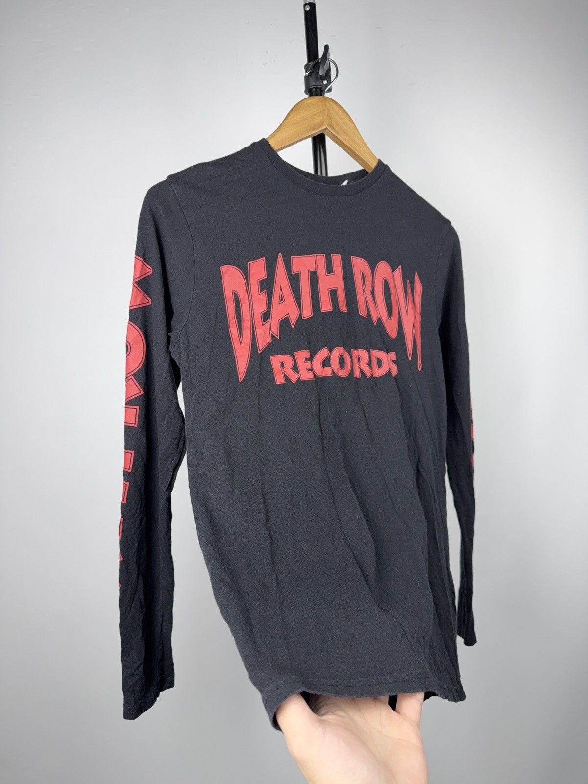 Band Tees 00s Death Row Records Long Sleeve Tee Classic Rap Logo Size US XS / EU 42 / 0 - 2 Thumbnail