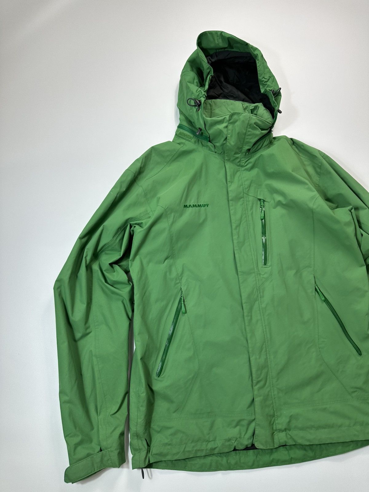 Mammut Mammut Dry Tech Jacket Hooded Men's L Green Size US L / EU 52-54 / 3 - 3 Thumbnail