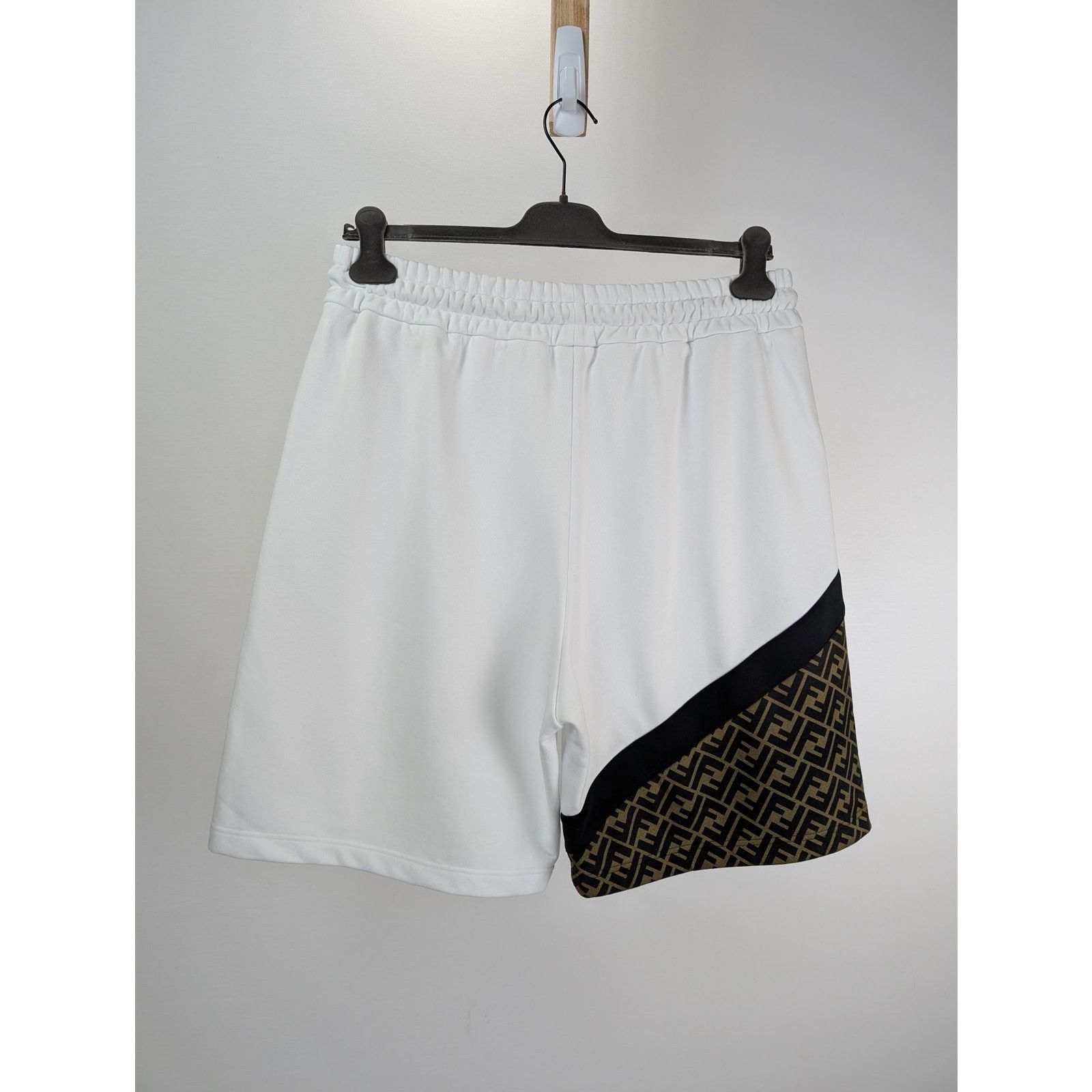 Fendi o1rshd1 Monogram Shorts in White/Brown/Monogram Size US 36 / EU 52 - 12 Thumbnail
