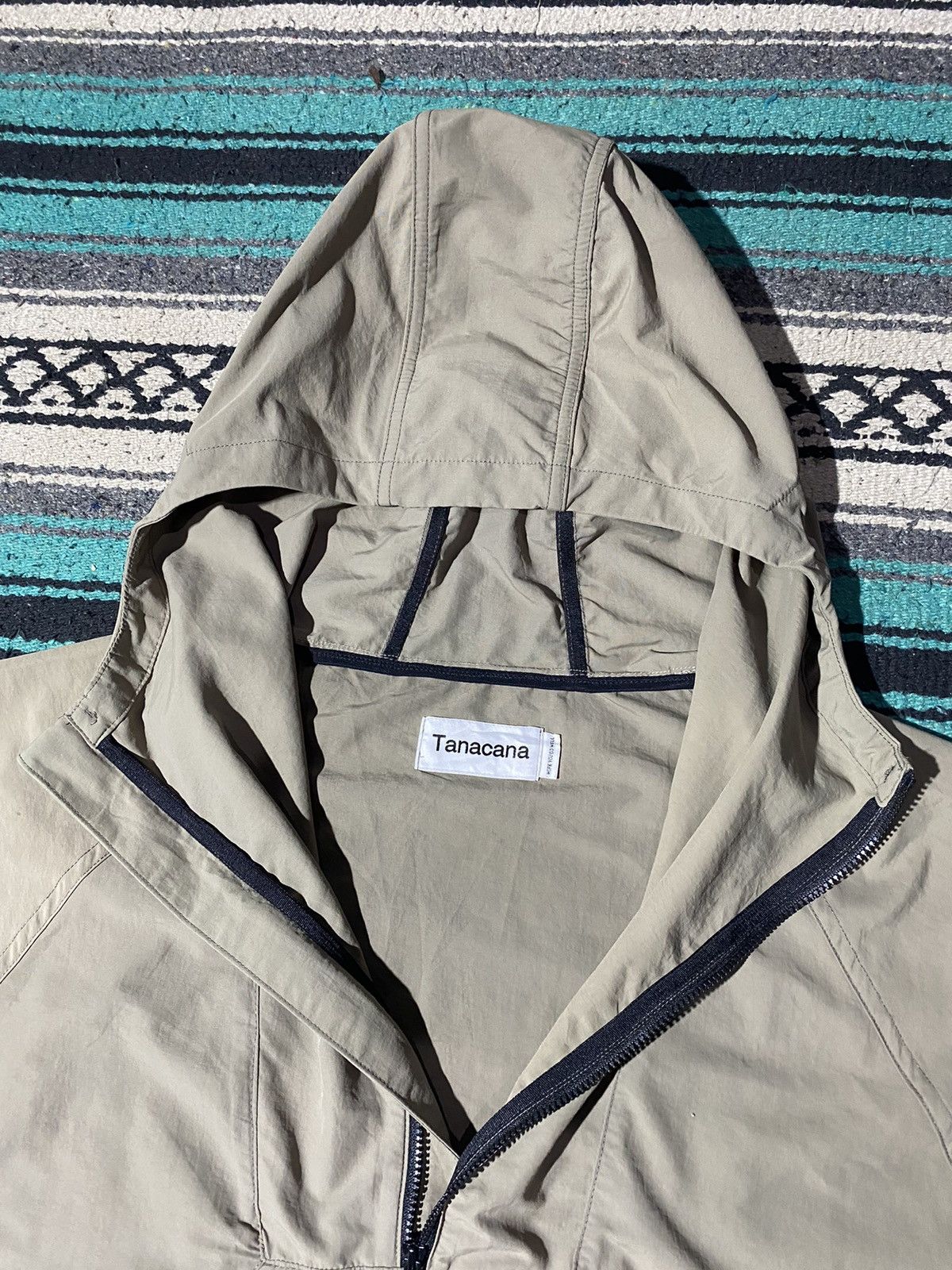Japanese Brand 2000s Tanacana - Poncho Nylon Jacket Size US M / EU 48-50 / 2 - 6 Thumbnail