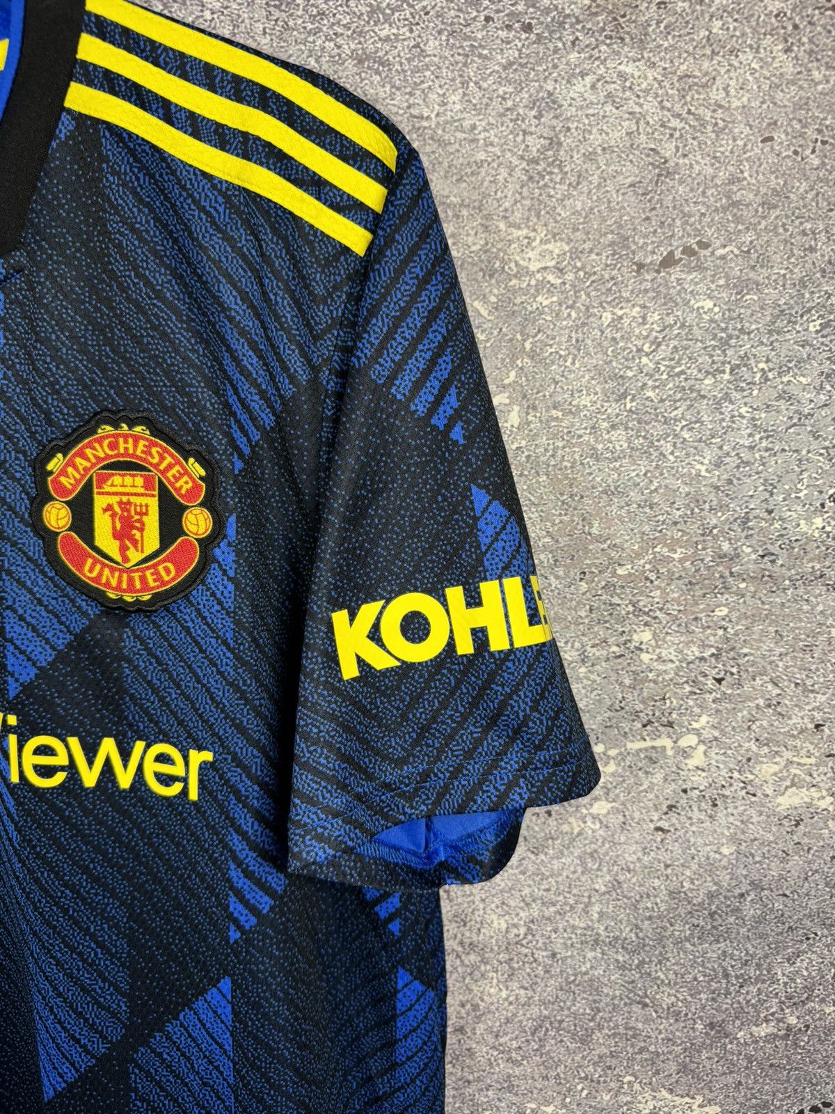 Adidas × Vintage NEW RONALDO Manchester United 2021/22 Third Adidas Jersey Size US L / EU 52-54 / 3 - 6 Thumbnail