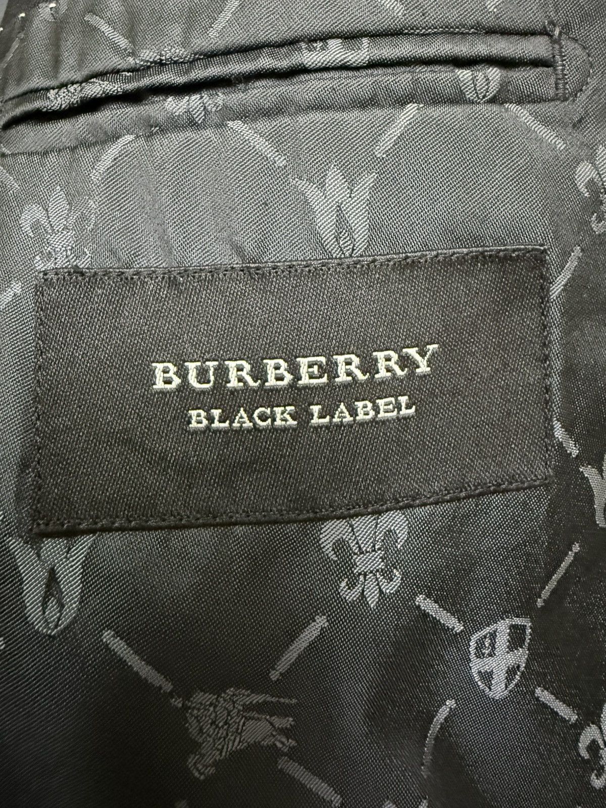 Burberry Burberry Super 120s Monogram Lined Black Blazer Coat Size US S / EU 44-46 / 1 - 9 Thumbnail