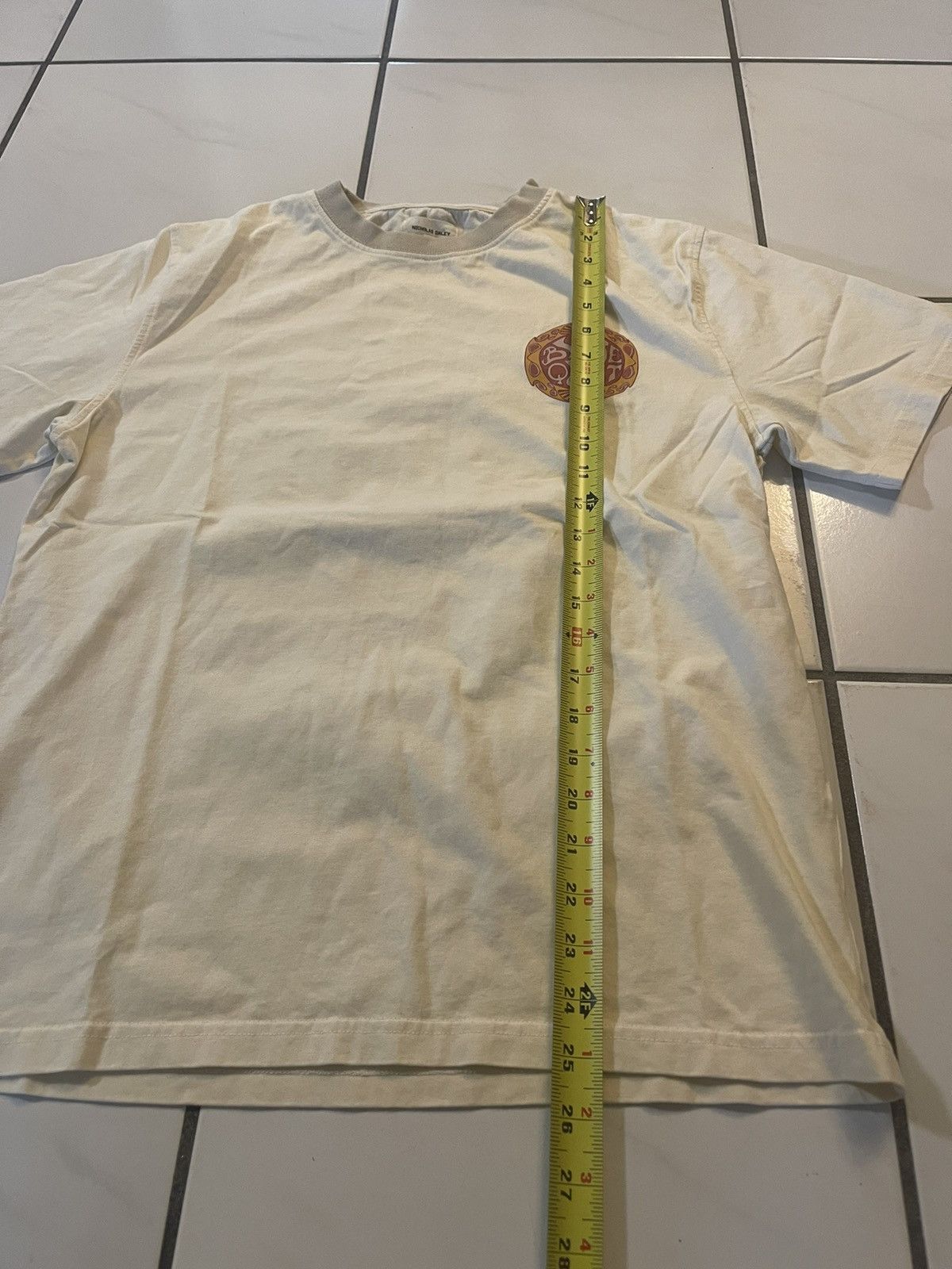 Nicholas Daley Nicholas Daley Blue Quilt Tee T-Shirt Mens Size Medium Size US M / EU 48-50 / 2 - 5 Thumbnail