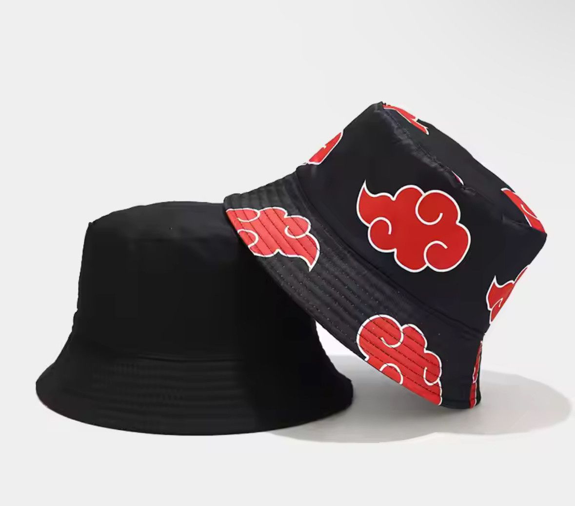 Japanese Brand Cute Anime Red Cloud Fisherman White Panama Hat Size ONE SIZE - 2 Thumbnail